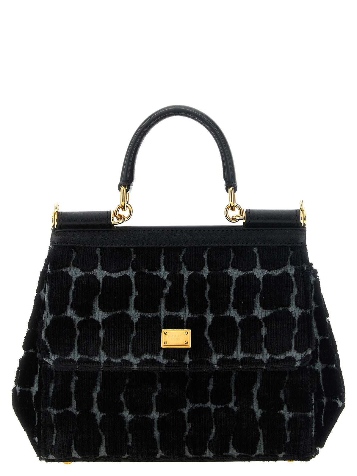 Dolce & Gabbana Black Cotton Women's Handbag