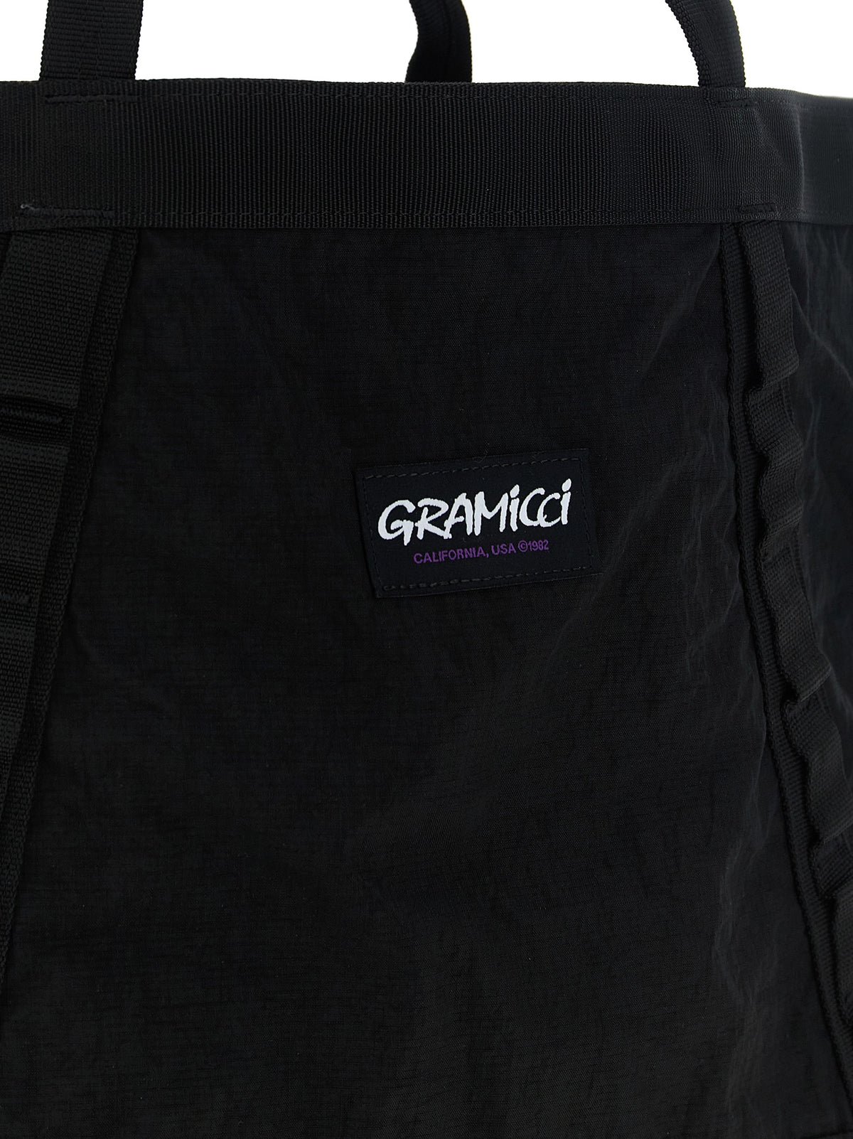 Gramicci Black Nylon Tote Men's Bag