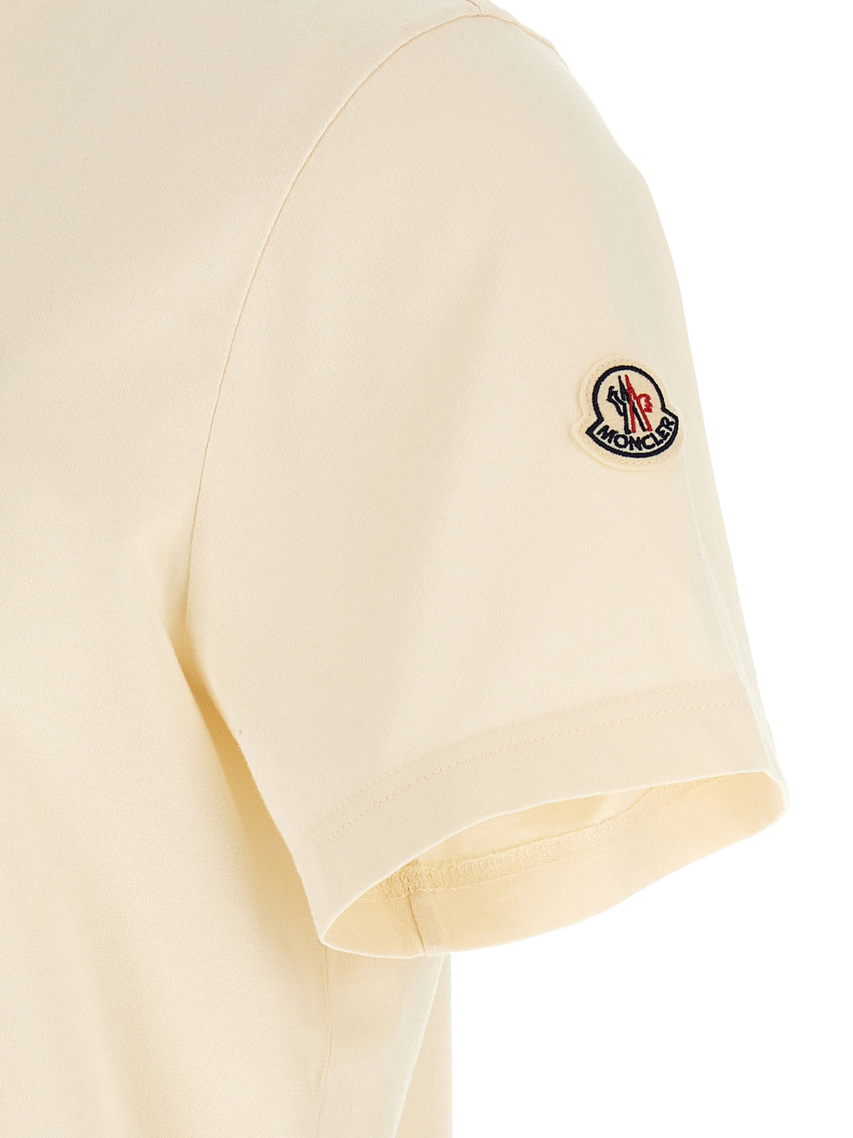 Moncler White Cotton Men's T-Shirt