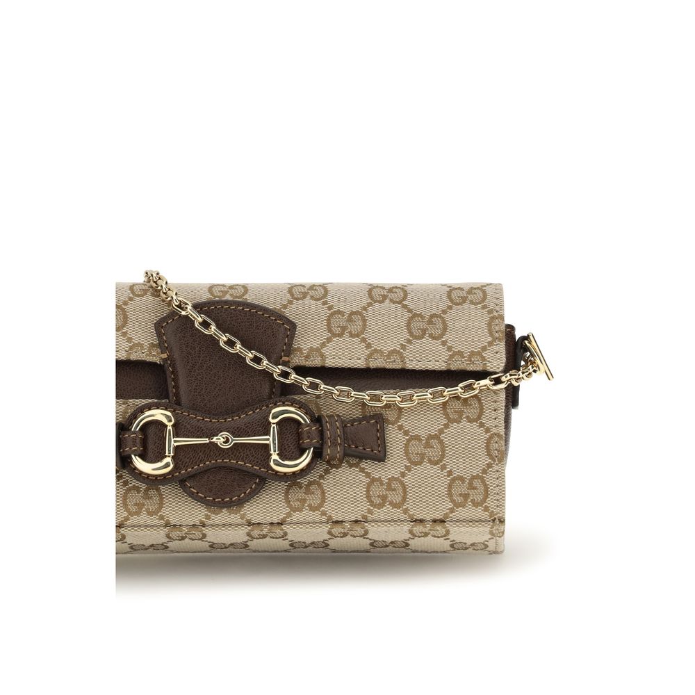 Gucci Beige Fabric Women's Wallet