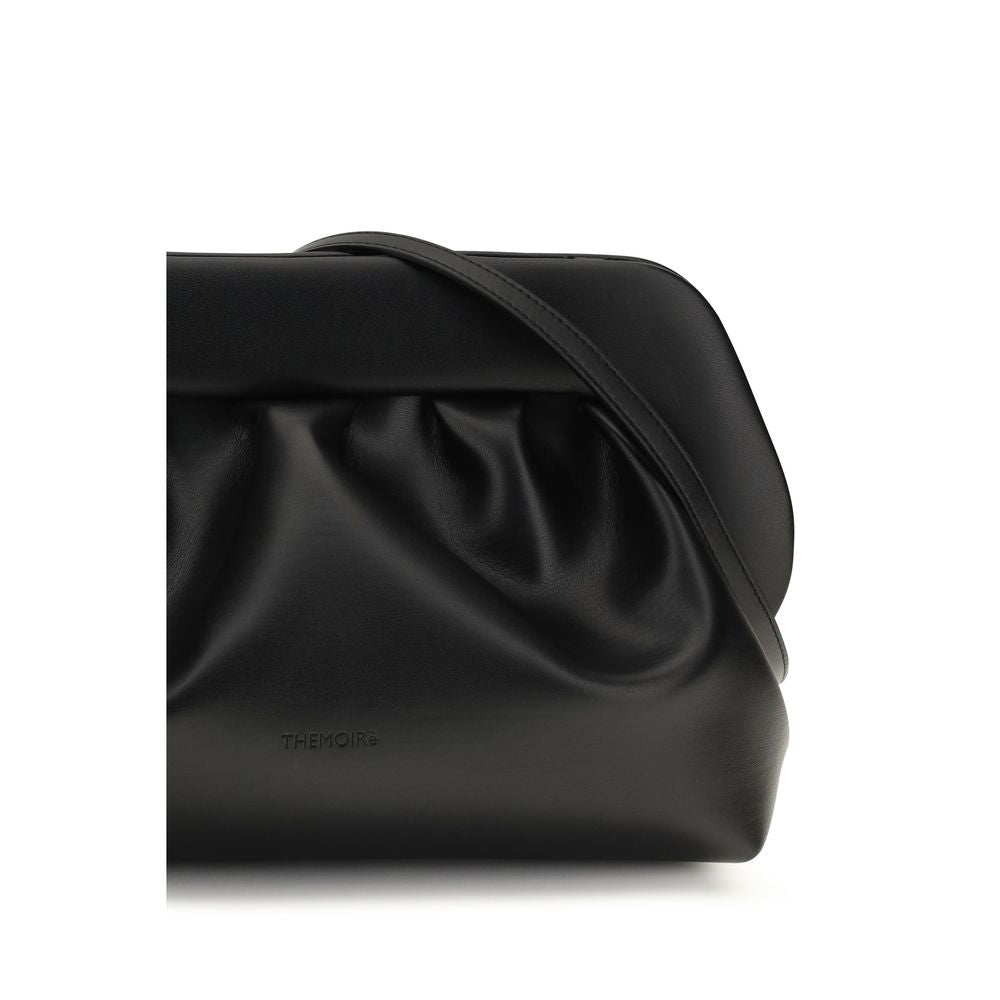 THEMOIRè Black Recycled Leather Clutch Women's Bag
