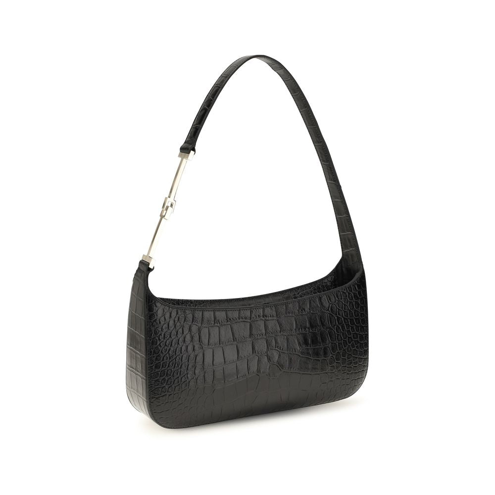 Tom Ford Black Calf Leather Bos Taurus Shoulder Women's Bag