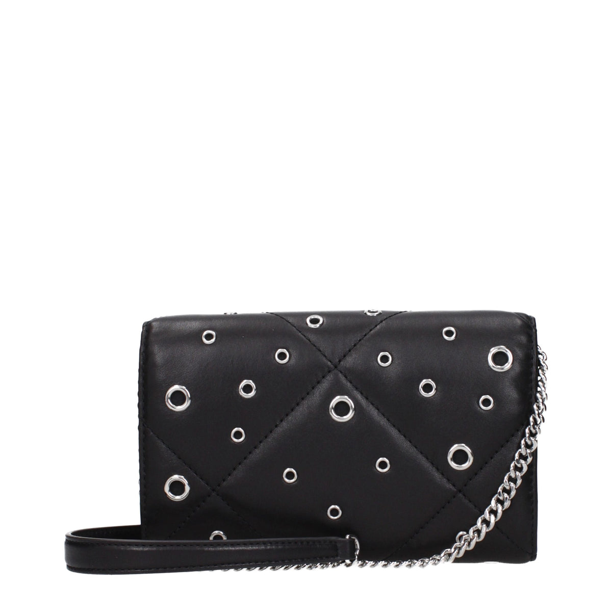 Tory Burch Black Leather Clutch Women's Bag