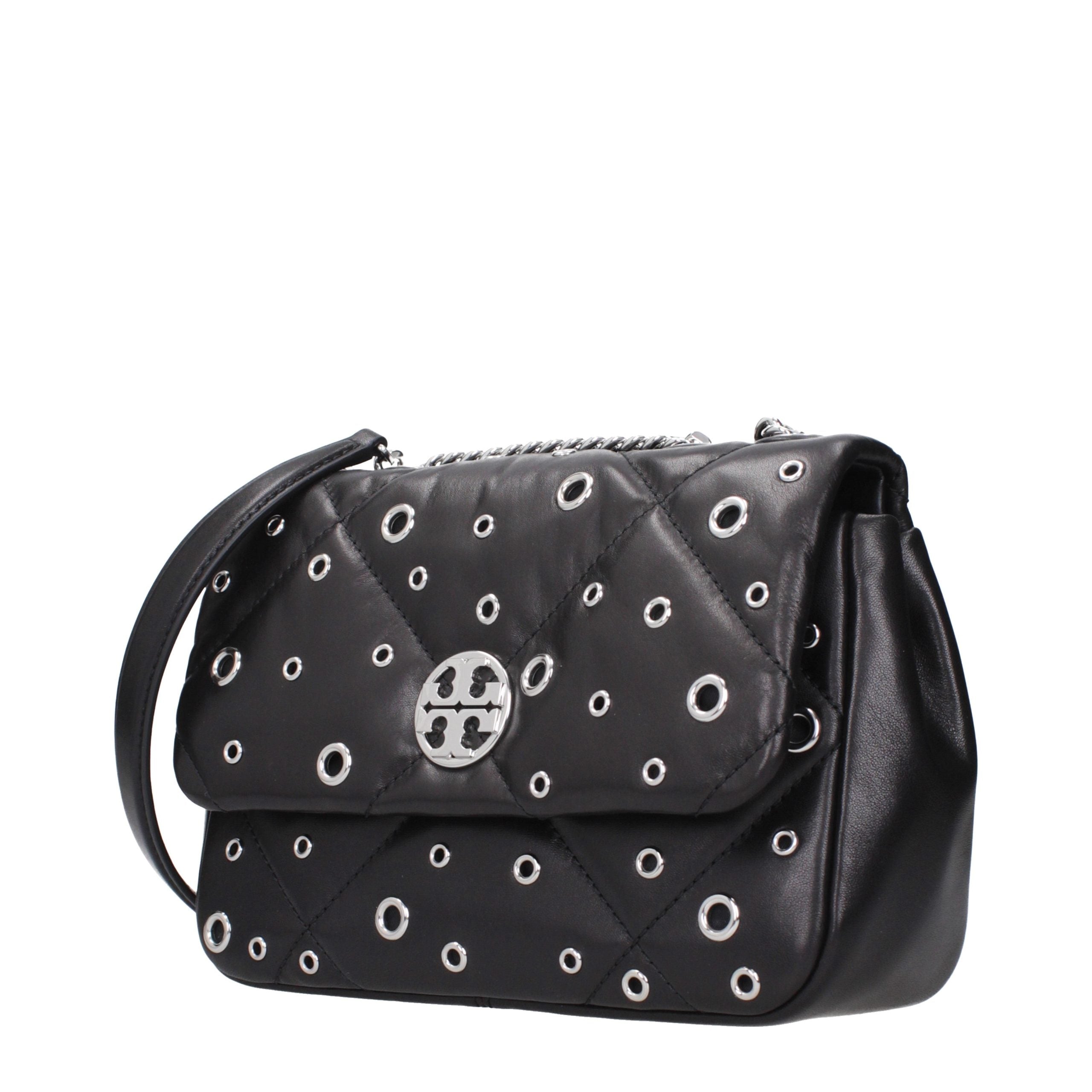 Tory Burch Black Leather Crossbody Women's Bag