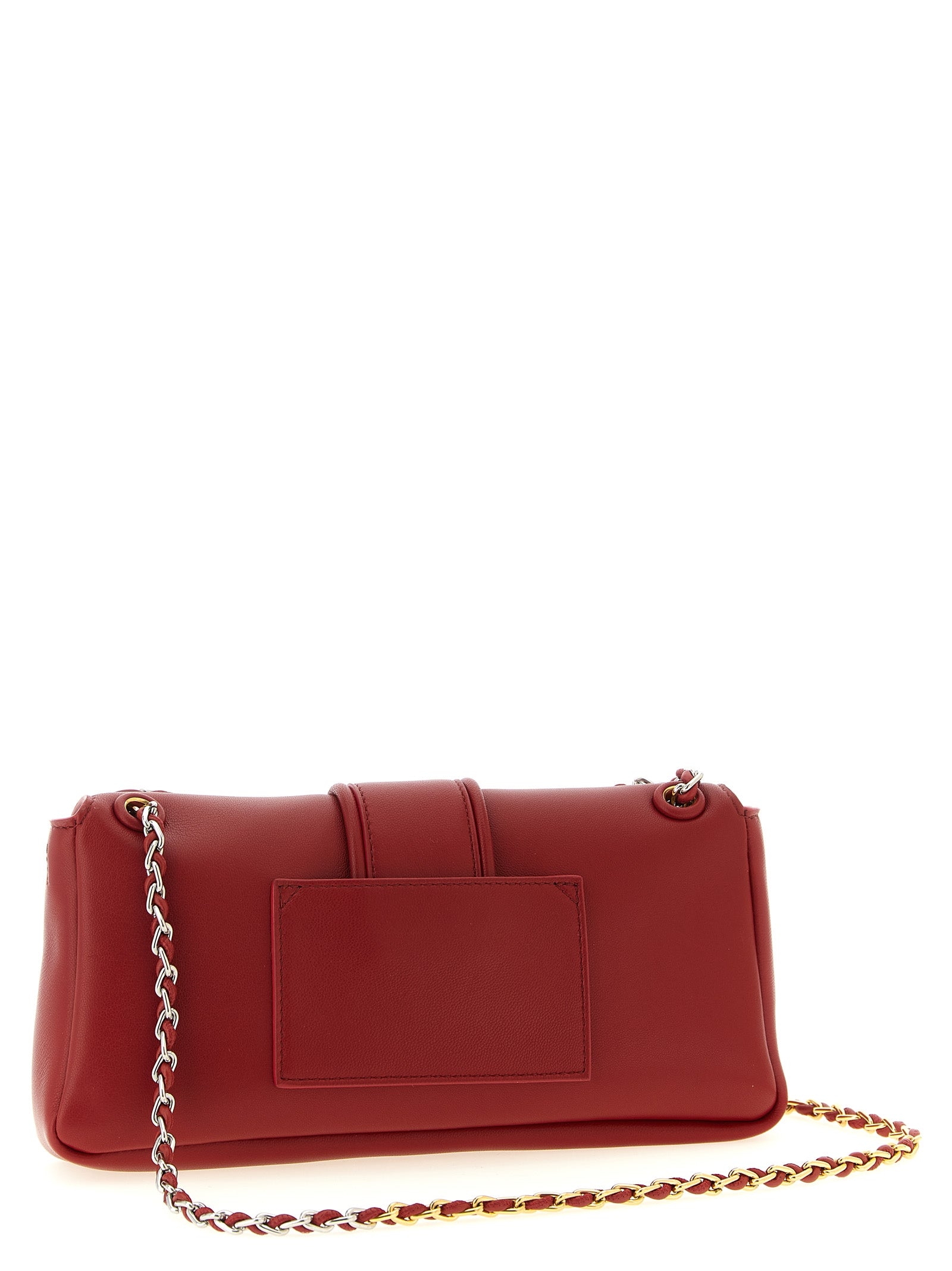 Jacquemus Red Lamb Leather Shoulder Women's Bag