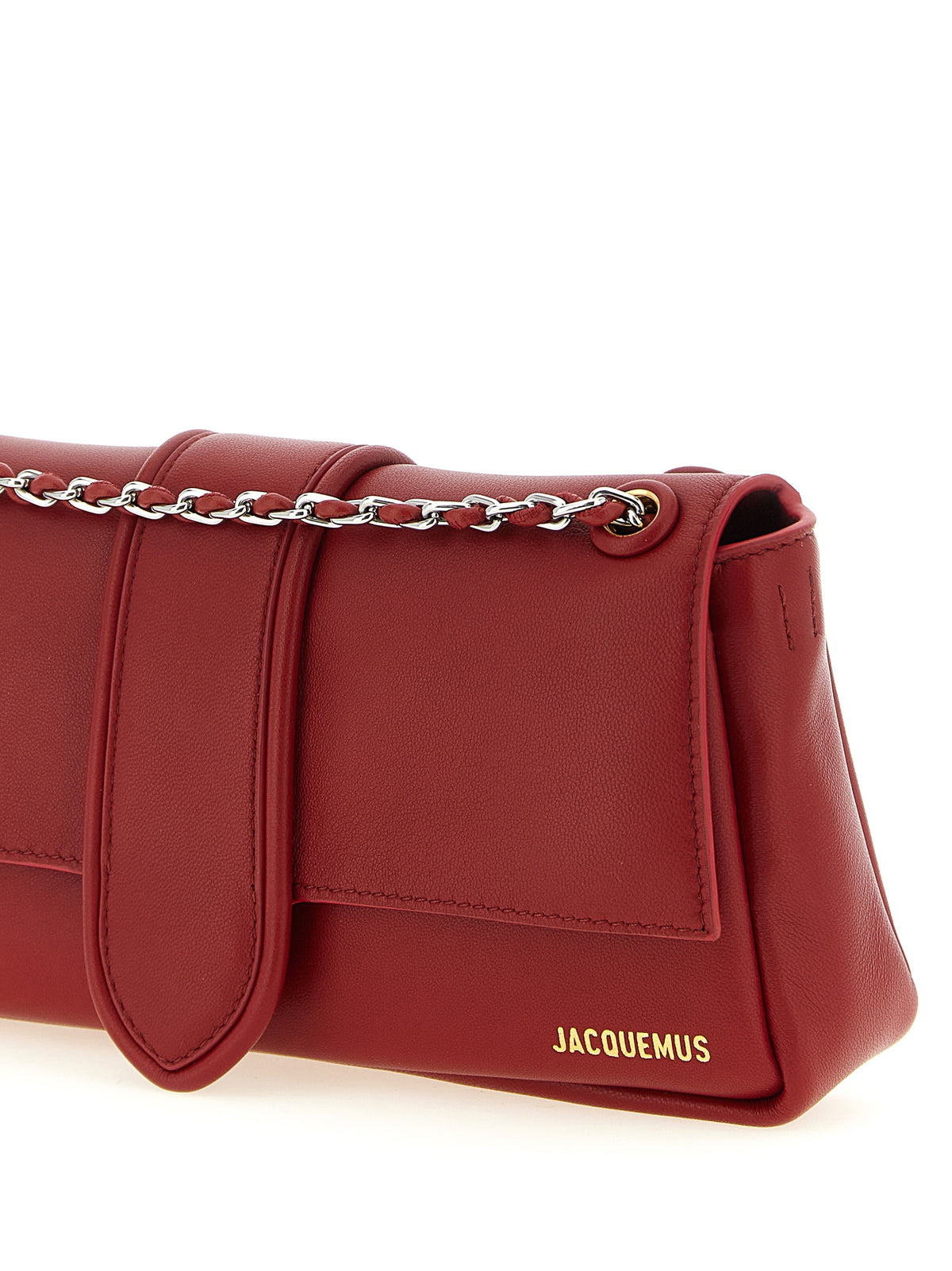 Jacquemus Red Lamb Leather Shoulder Women's Bag