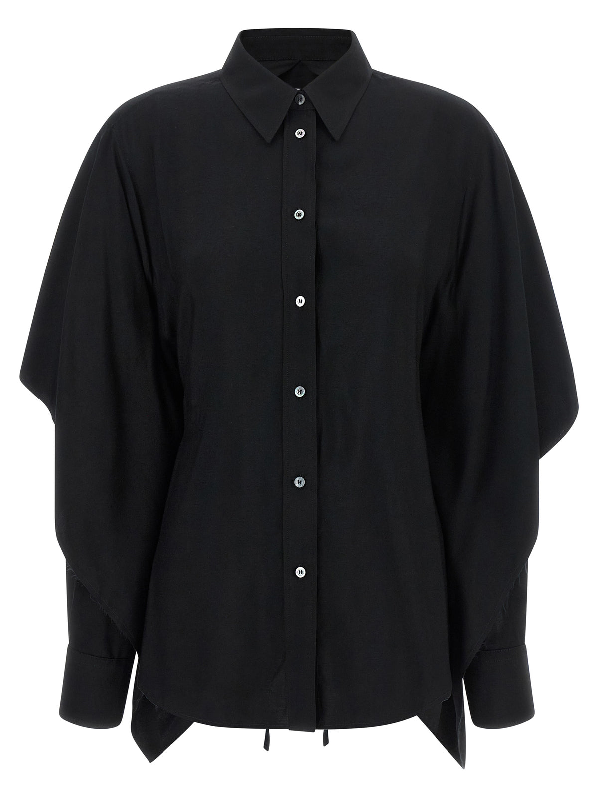 Maison Margiela Black Viscose Women's Blouse