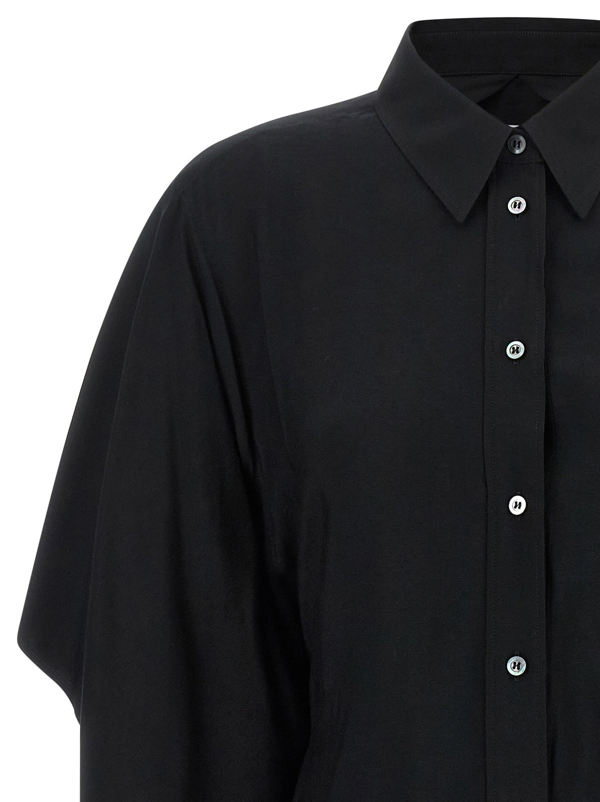 Maison Margiela Black Viscose Women's Blouse