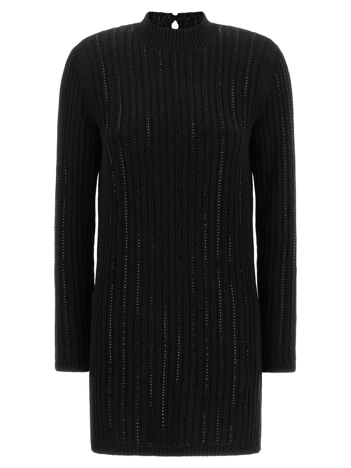 Twinset Black Viscose Short Women's Dress