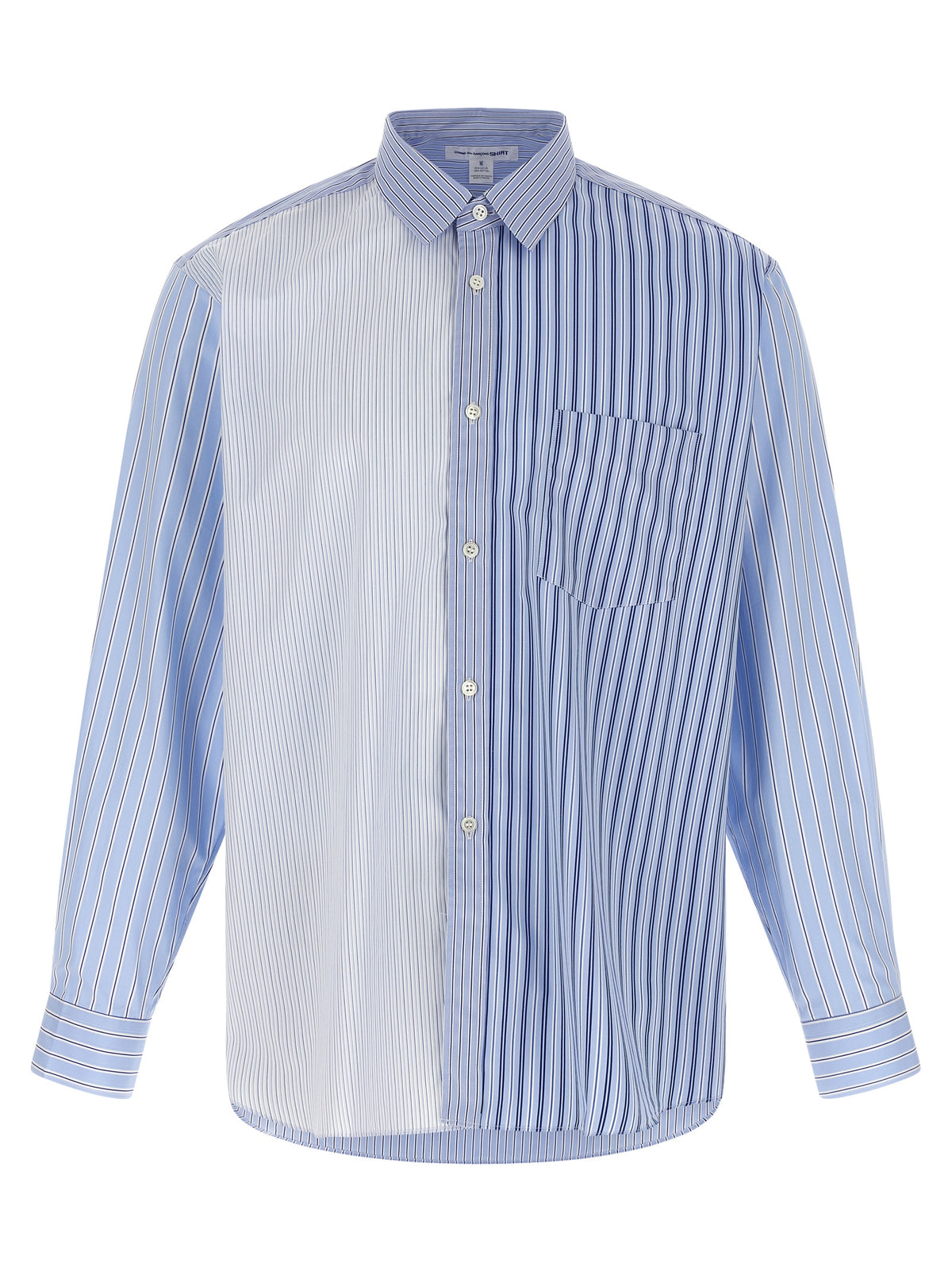 Comme Des Garçons Blue Cotton Men's Blouse