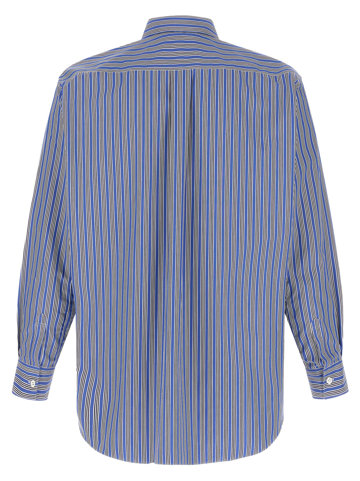 Comme Des Garçons Blue Cotton Men's Blouse