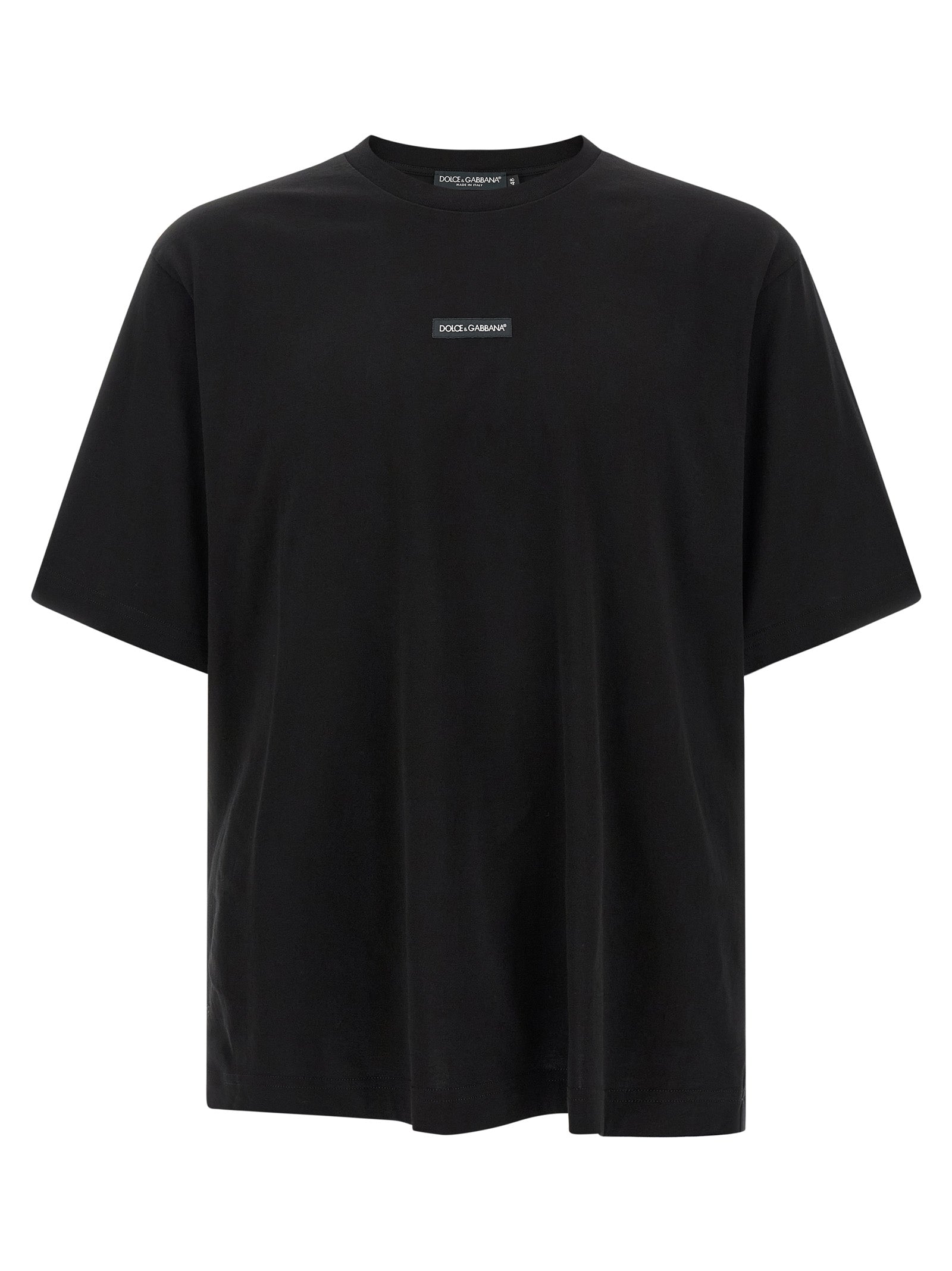 Dolce & Gabbana Black Cotton Men's T-Shirt