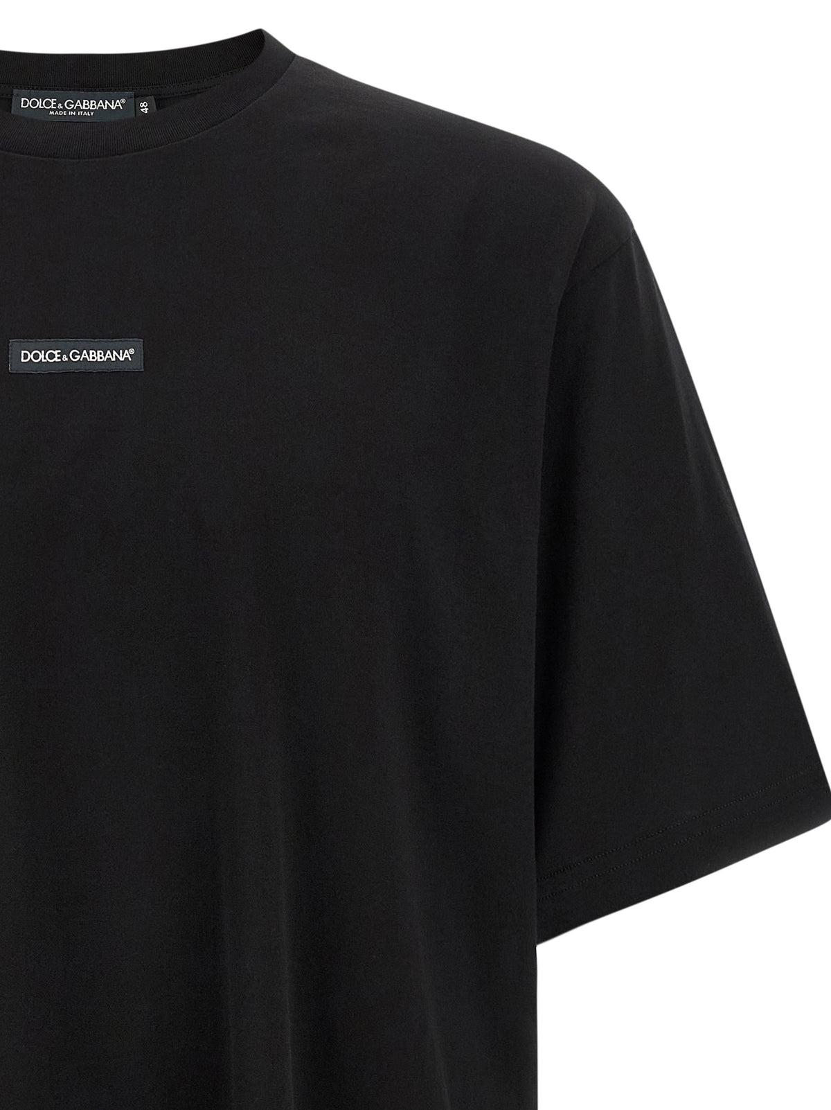 Dolce & Gabbana Black Cotton Men's T-Shirt