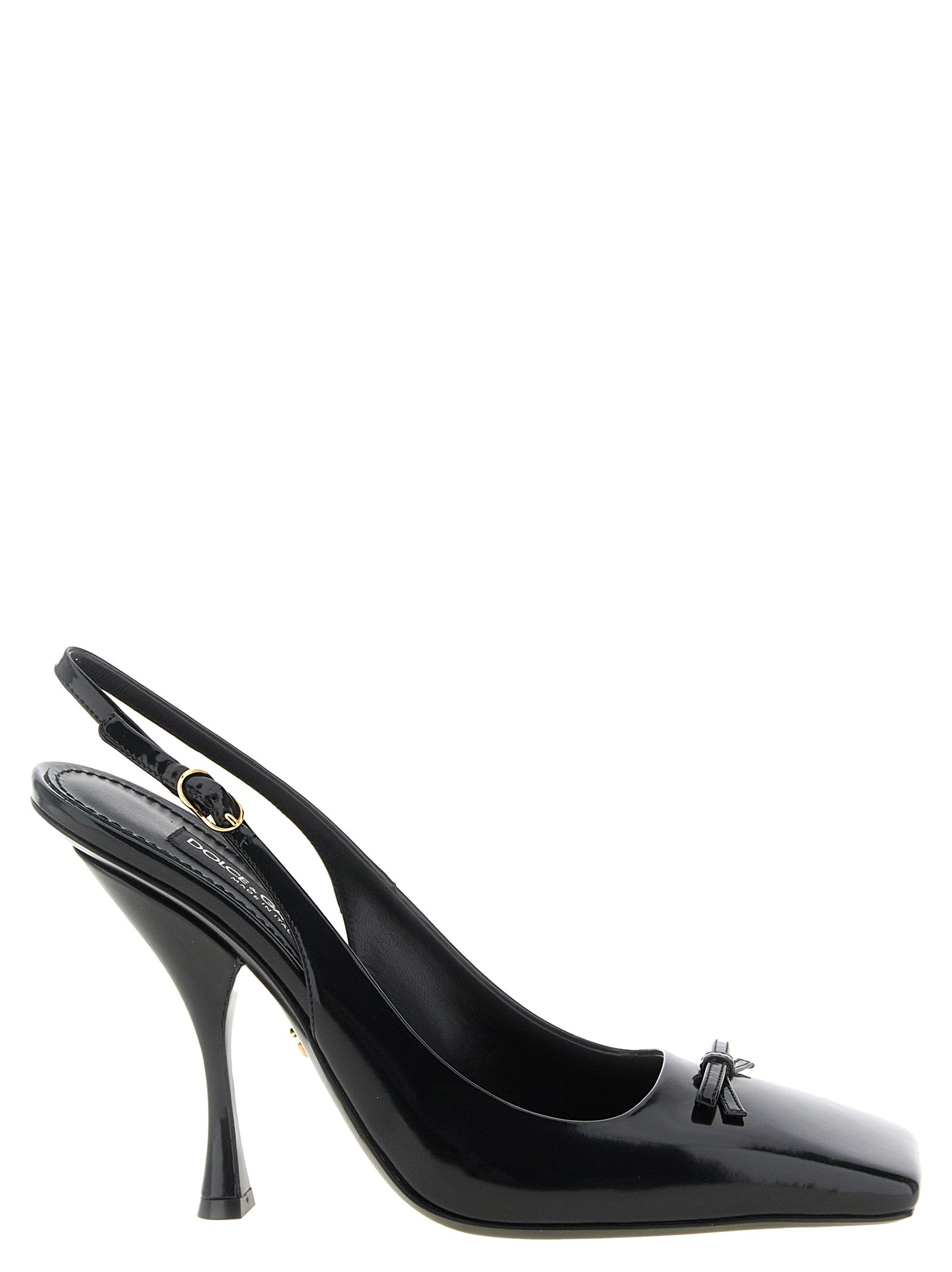 Dolce & Gabbana Black Calfskin High Heel Women's Pumps