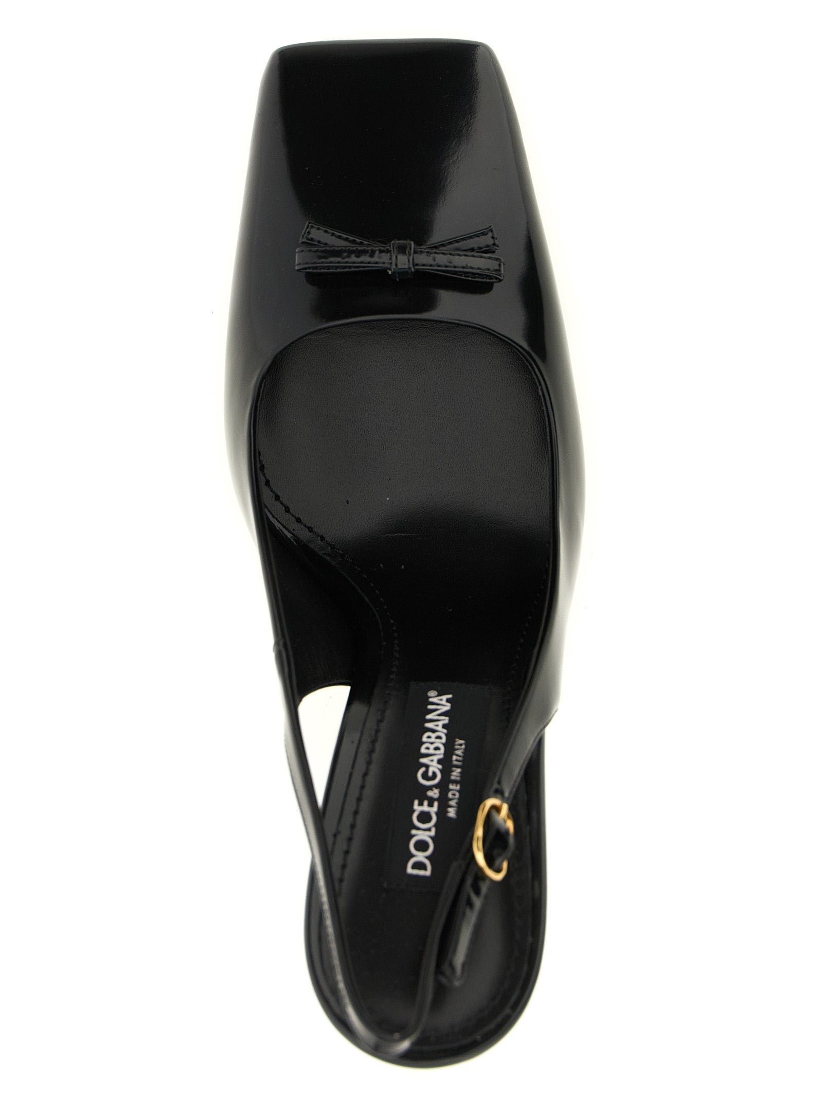 Dolce & Gabbana Black Calfskin High Heel Women's Pumps