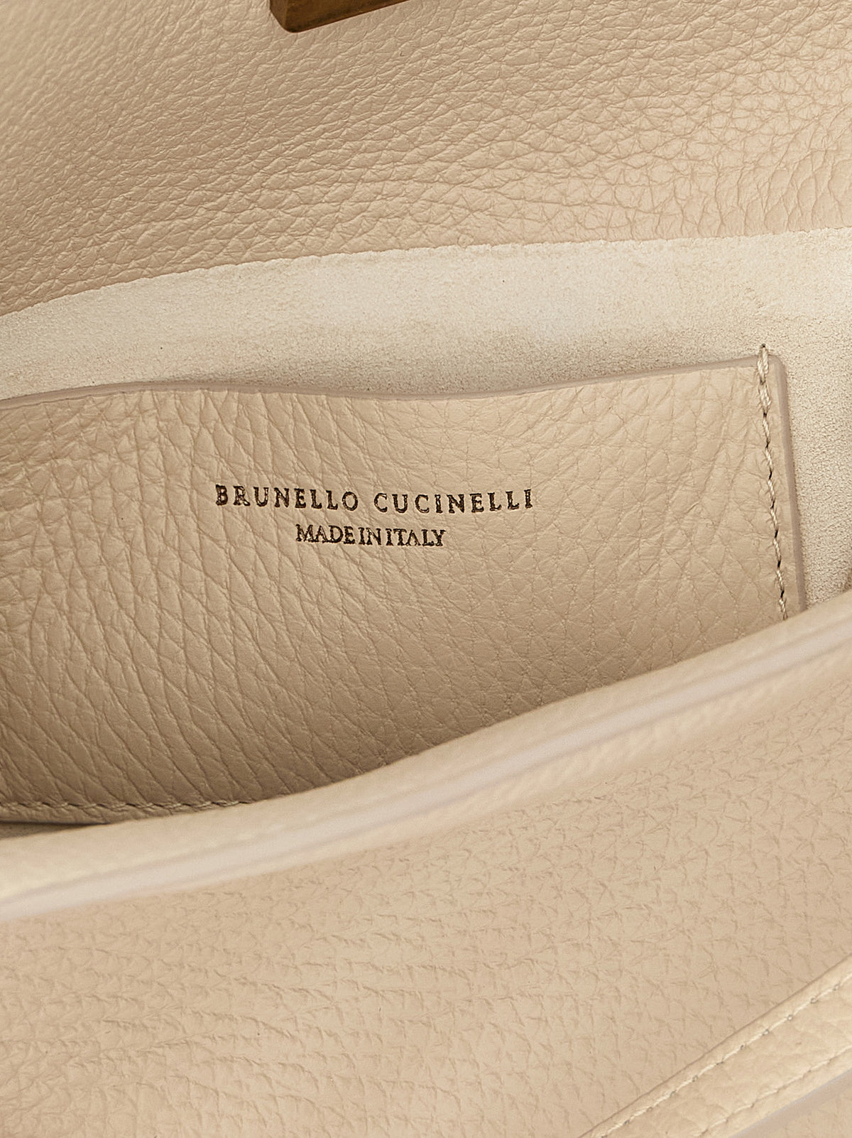 Brunello Cucinelli Beige Nubuc Leather Women's Handbag
