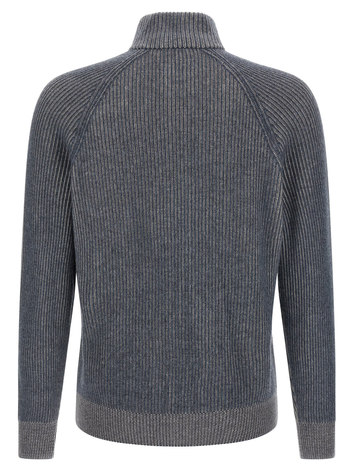 Brunello Cucinelli Blue Cashmere Men's Cardigan