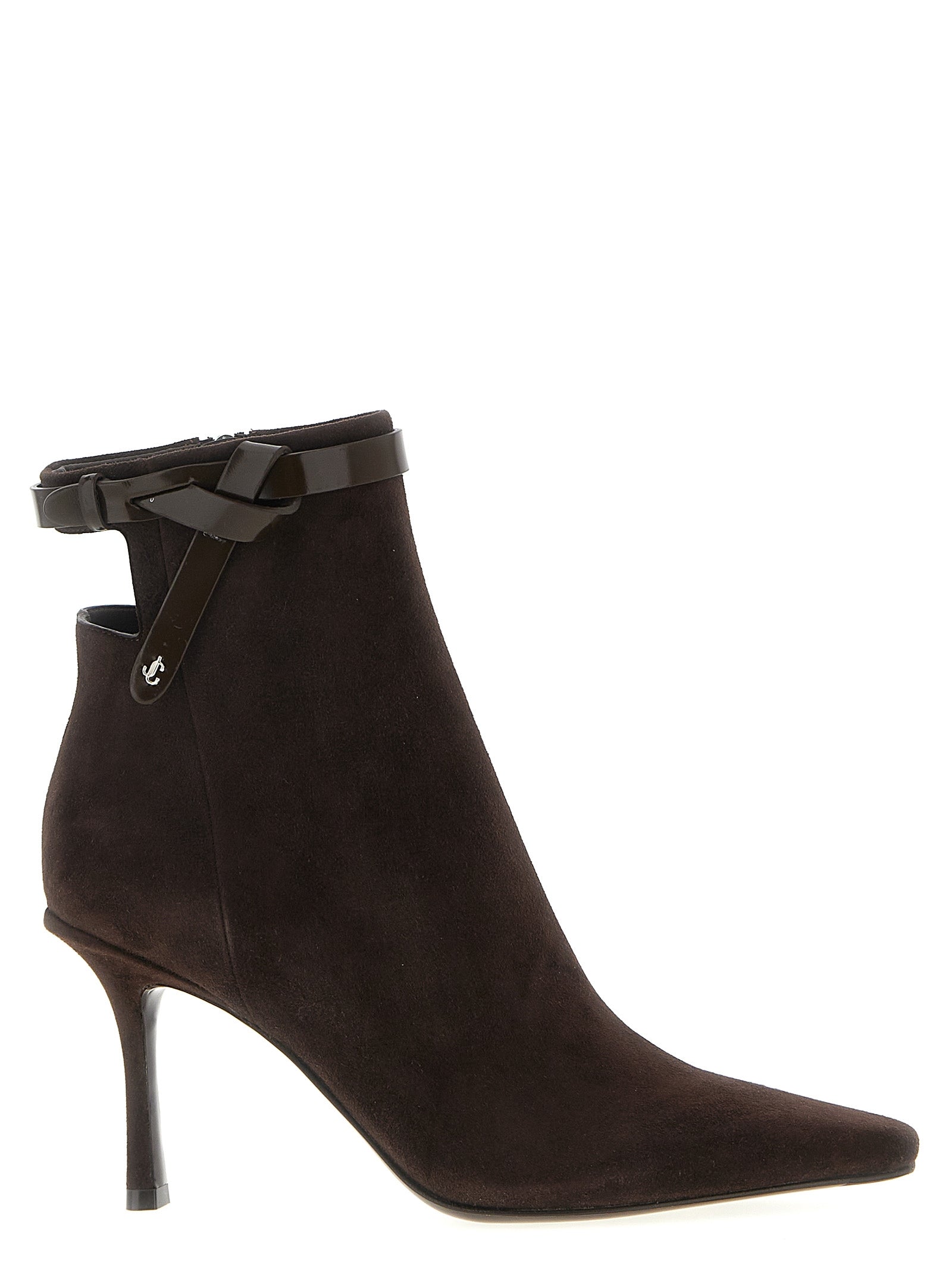 Jimmy Choo Brown Leather Ankle Women's Boots