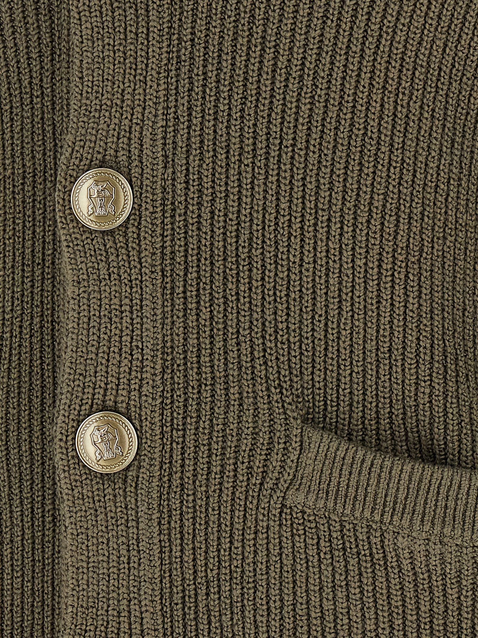 Brunello Cucinelli Bicolor Cotton Men's Cardigan