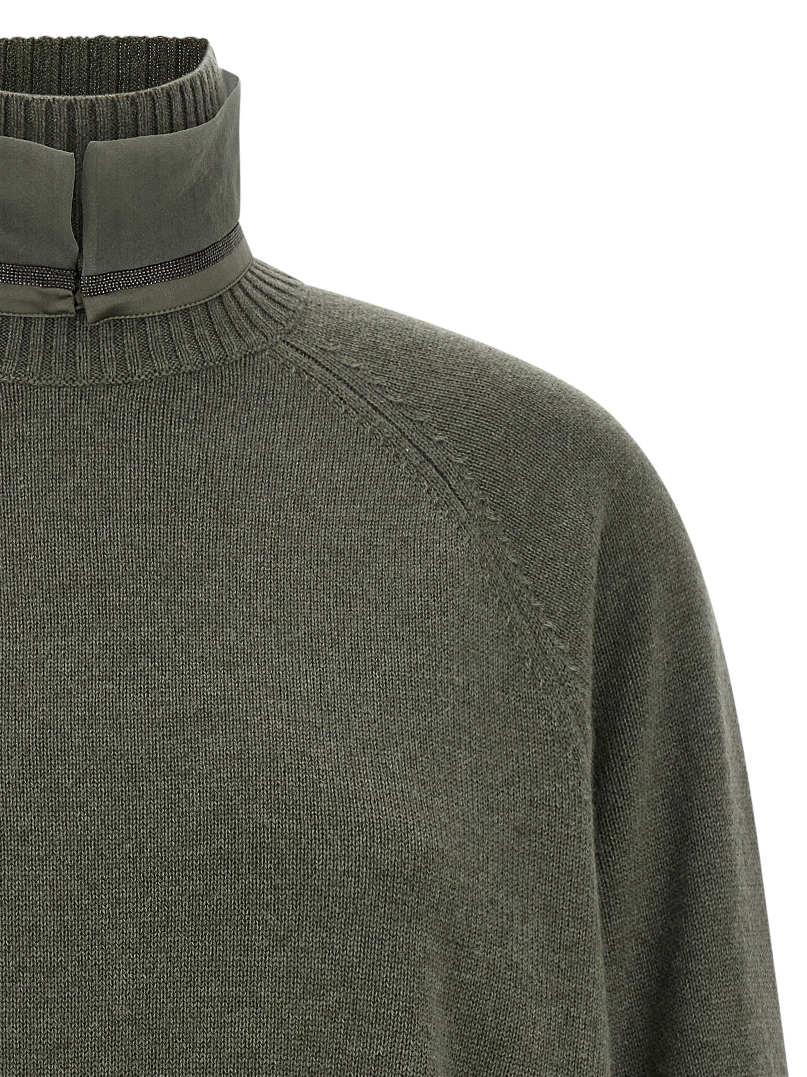 Brunello Cucinelli Bicolor Cashmere Women's Cardigan