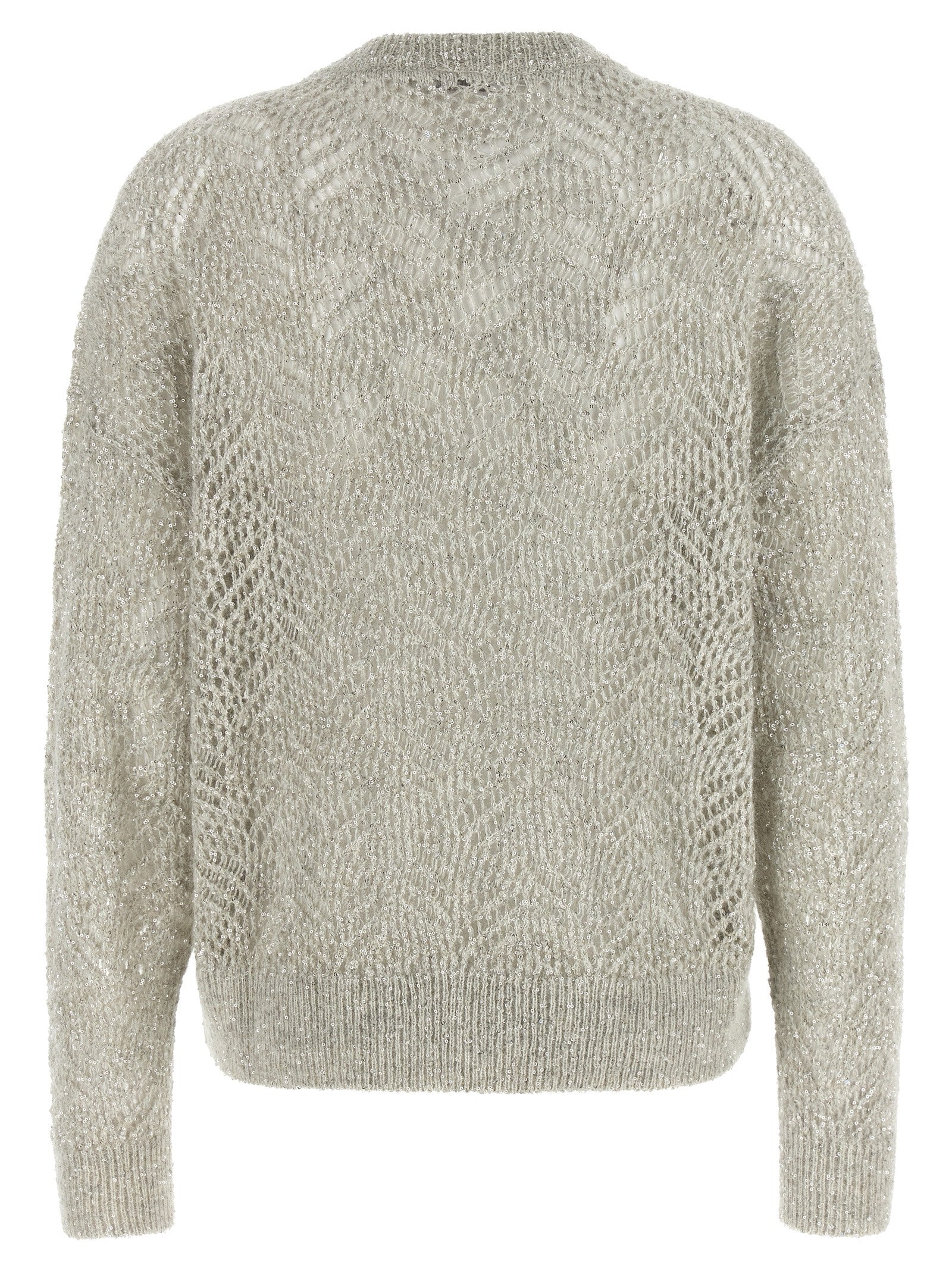 Brunello Cucinelli Gray Polyamide Women's Cardigan