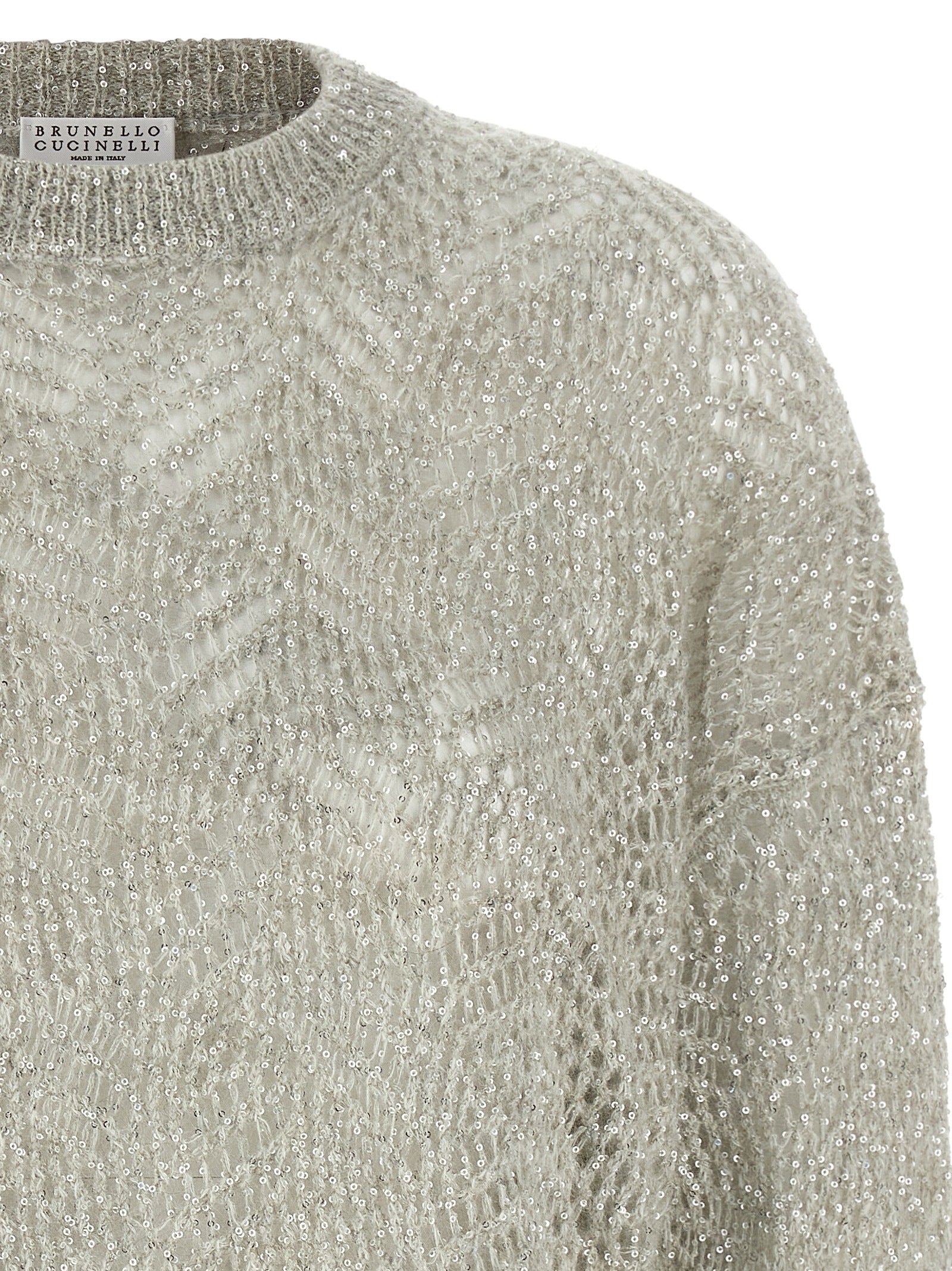 Brunello Cucinelli Gray Polyamide Women's Cardigan