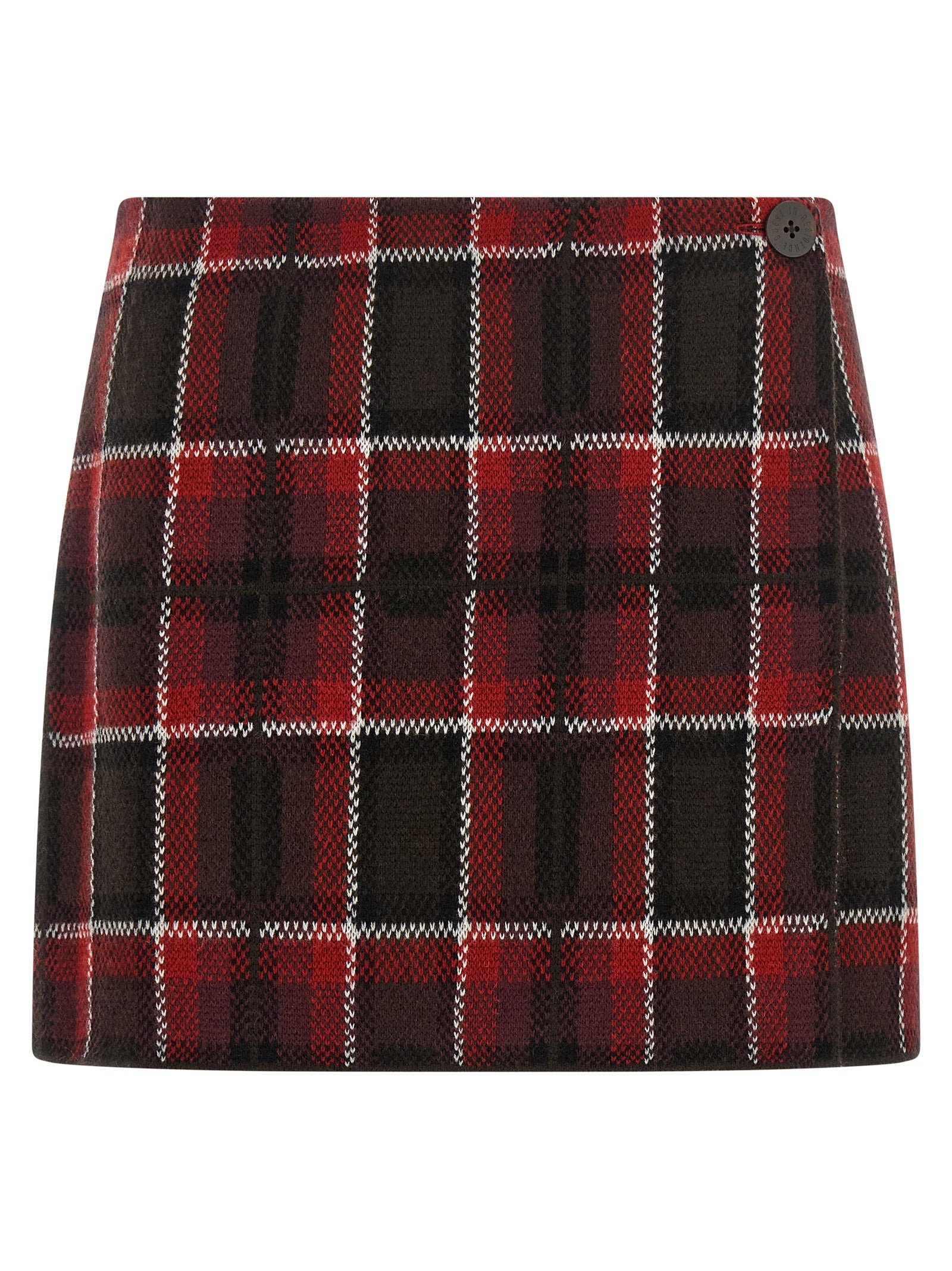 Guest in Residence Red Wool Long Women's Skirt