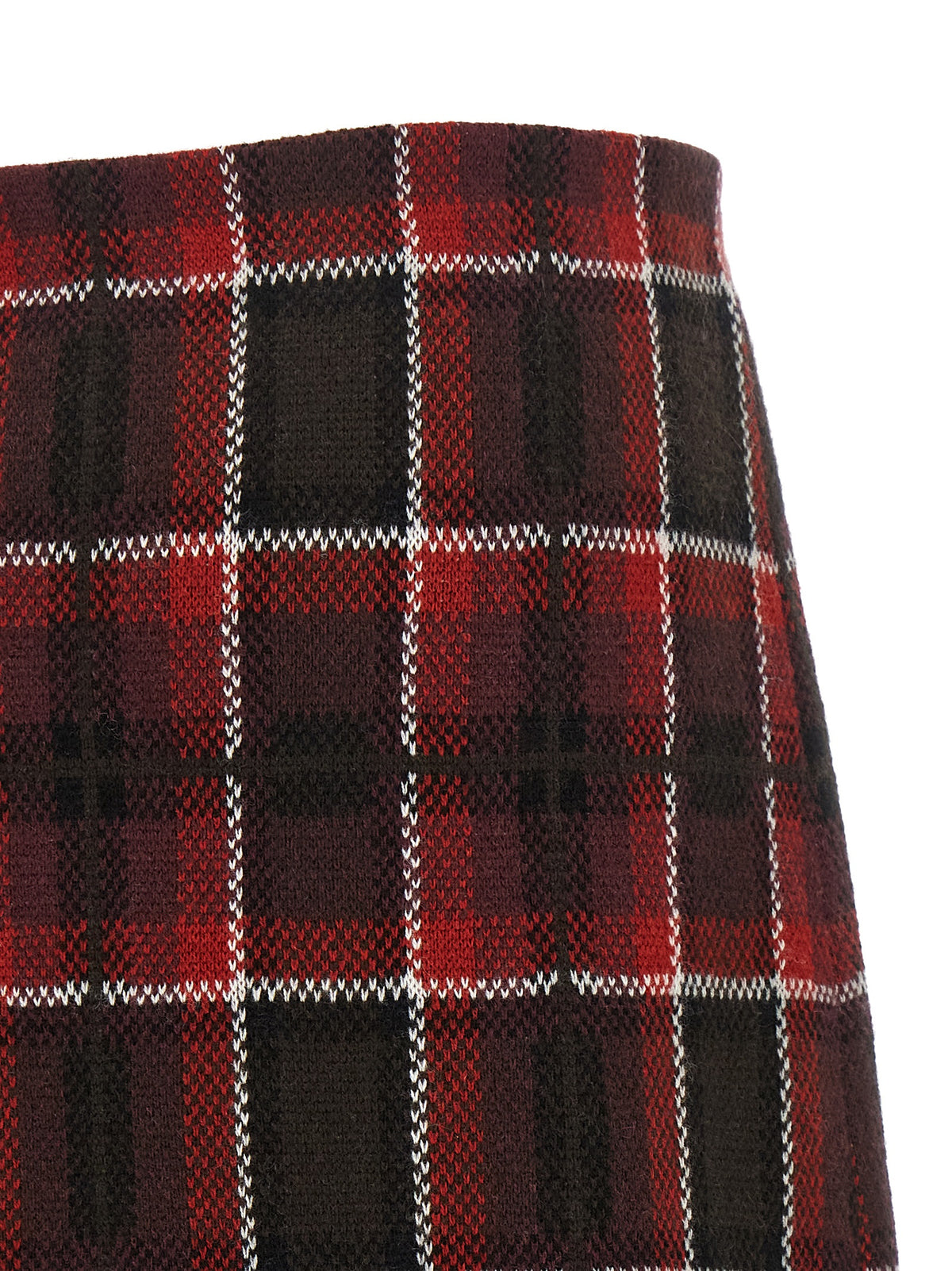 Guest in Residence Red Wool Long Women's Skirt