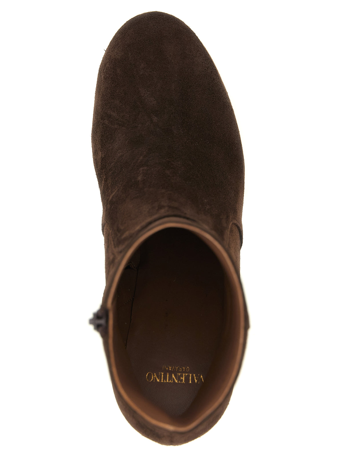 Valentino Garavani Brown Calfskin Ankle Women's Boots
