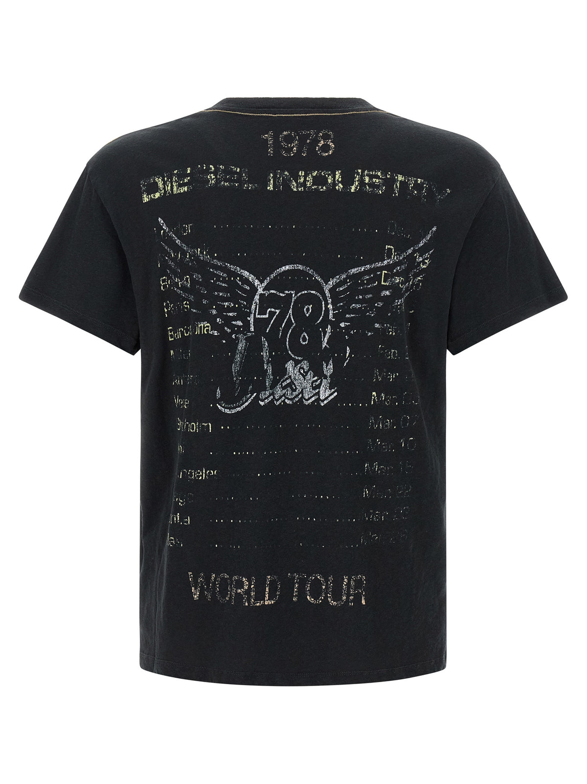 Diesel Black Cotton Men's T-Shirt