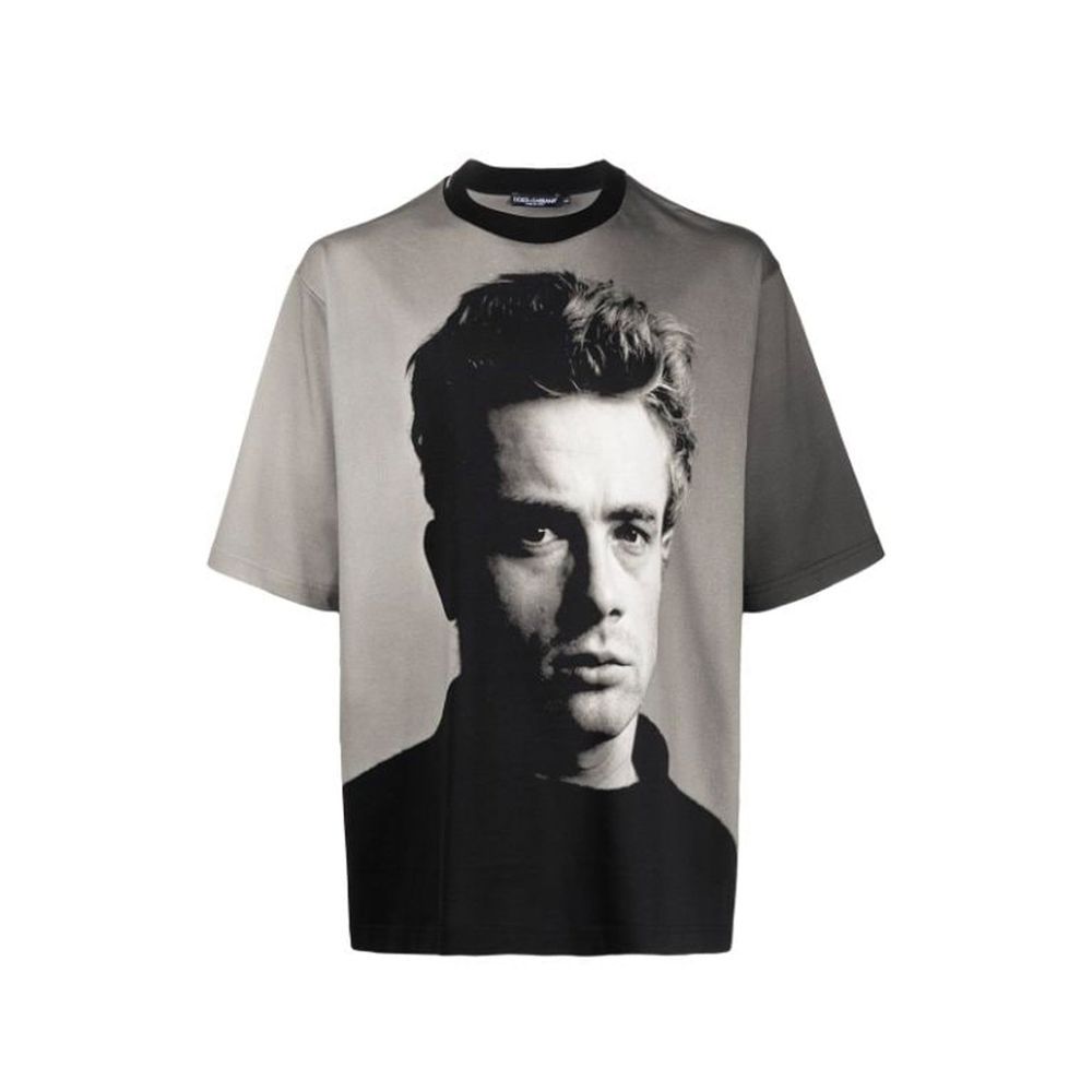 Dolce & Gabbana Black Cotton Men's T-Shirt