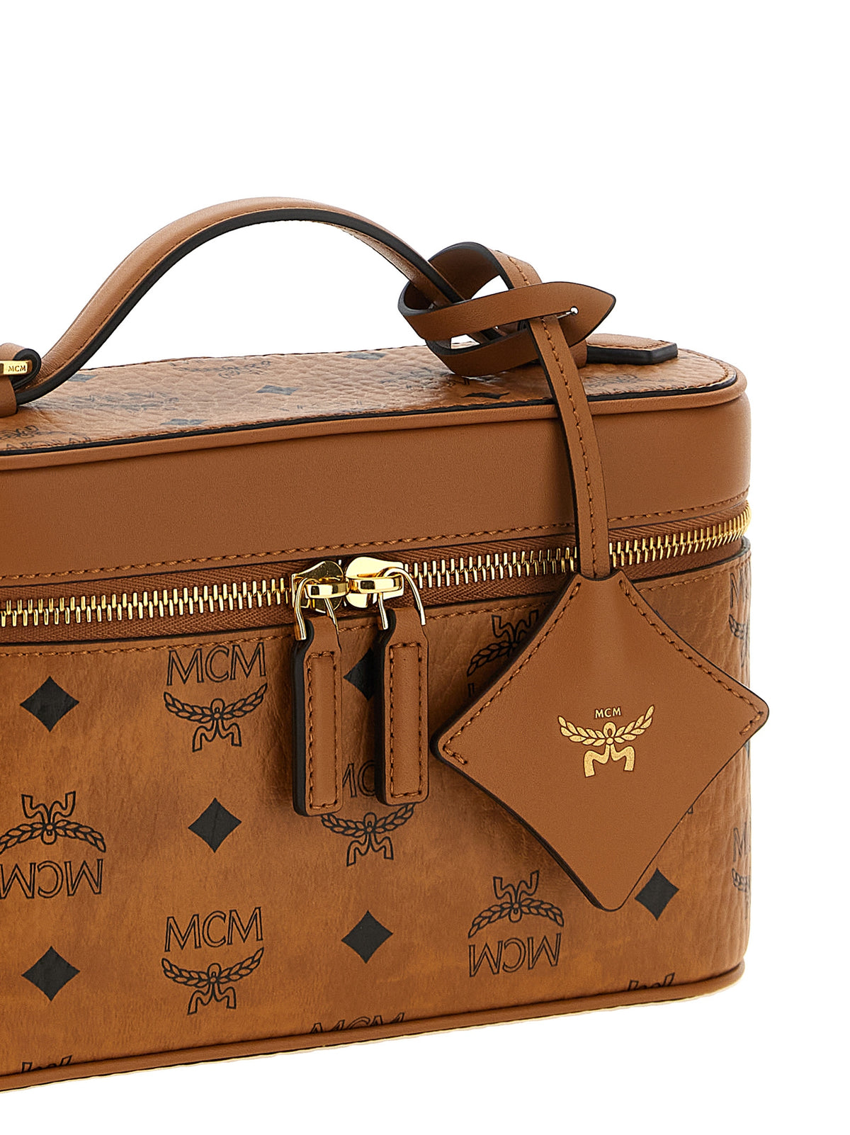 MCM Brown Polyethylene Crossbody Women's Bag