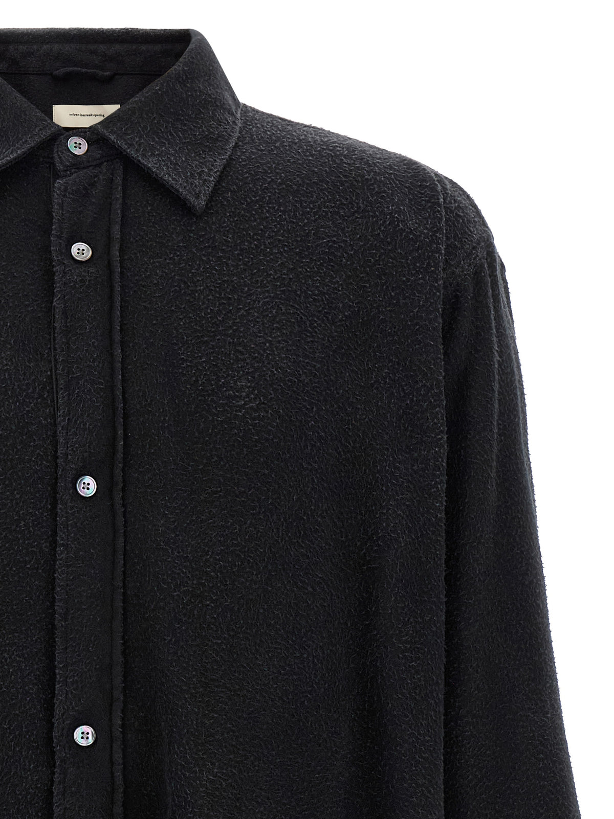 MFPEN Black Lyocell Men's Blouse