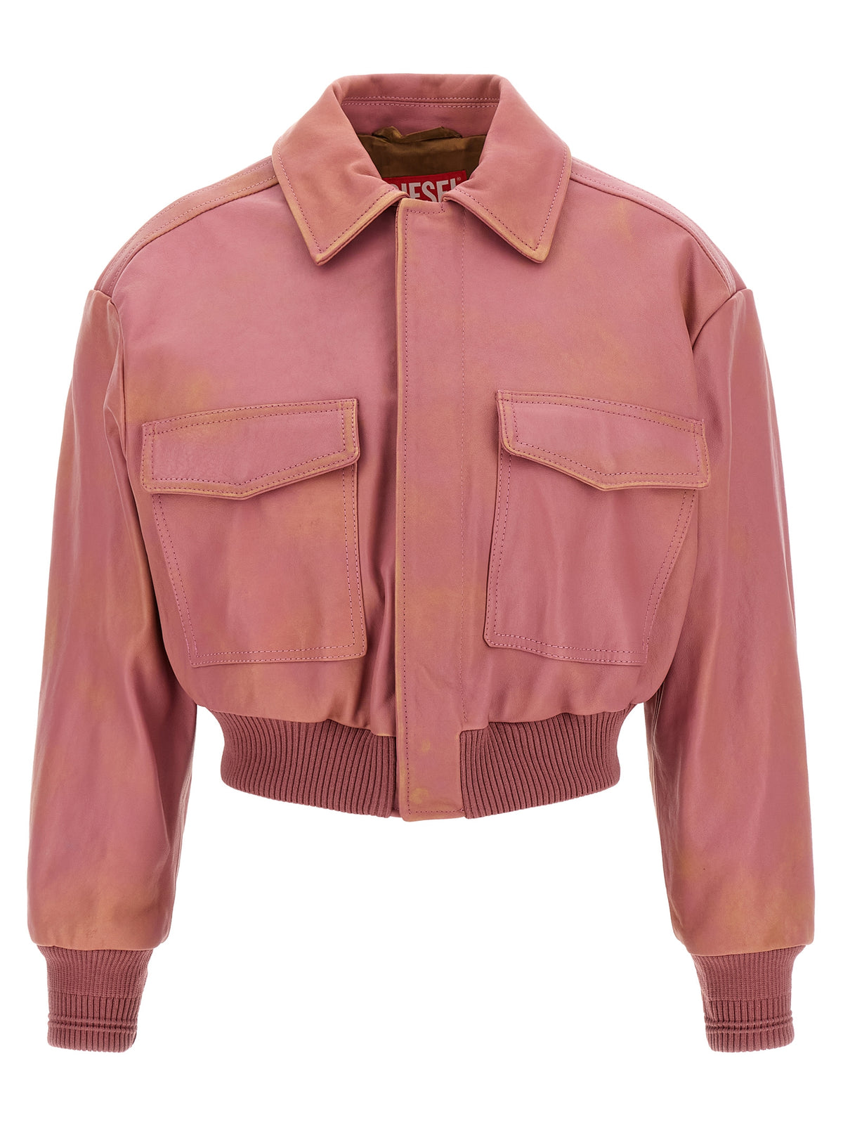 Diesel Multicolor Lamb Leather Leather Women's Jacket