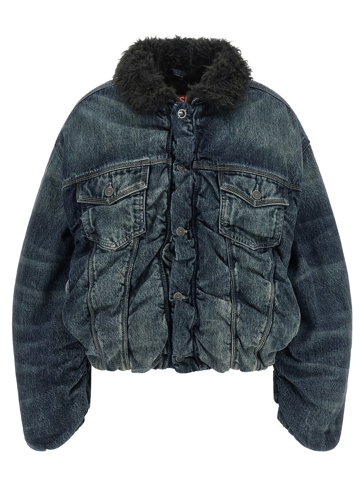 Diesel Blue Cotton Denim Women's Jacket