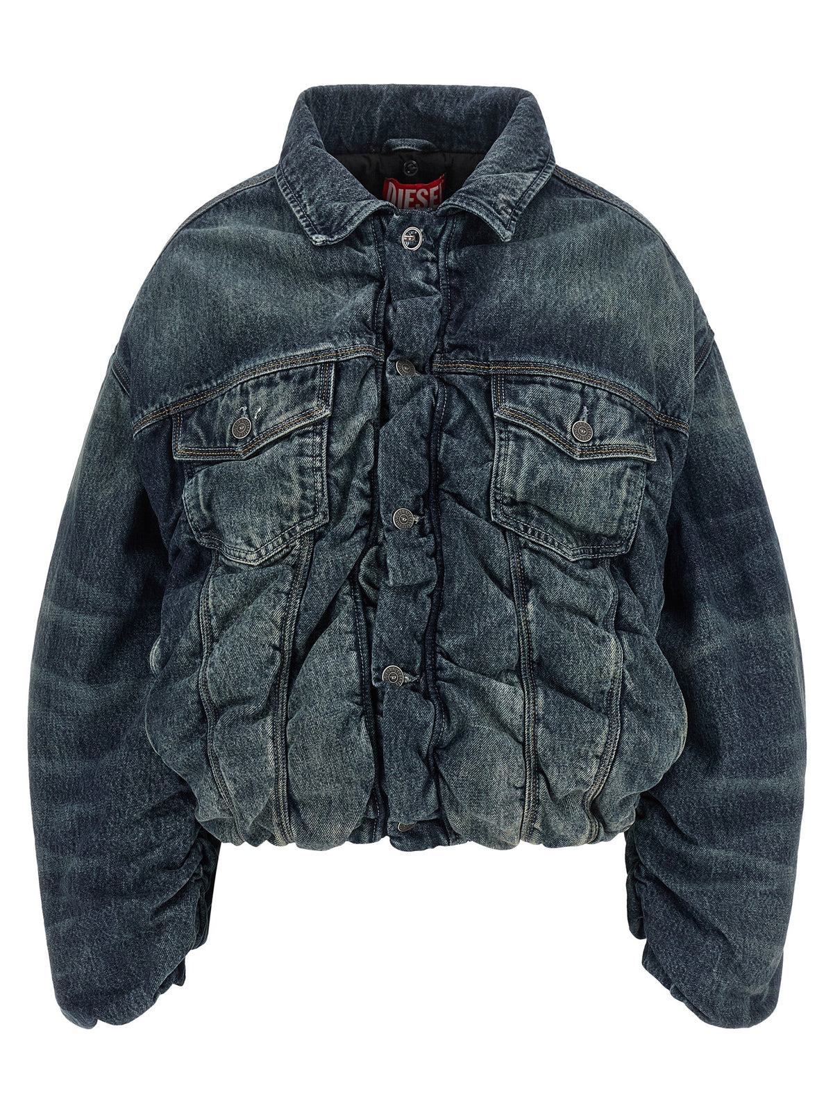 Diesel Blue Cotton Denim Women's Jacket