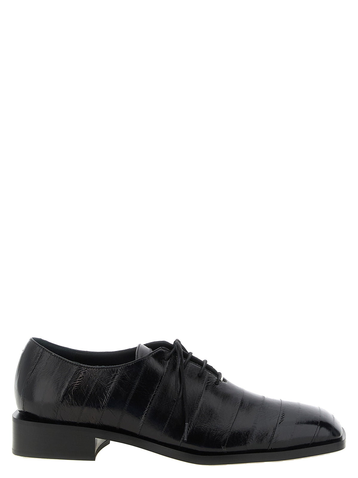 Giuseppe Zanotti Black Leather Oxfords And Men's Derbies