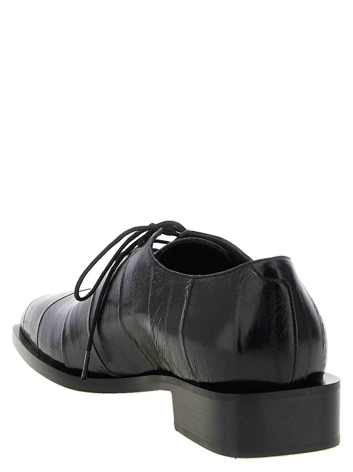 Giuseppe Zanotti Black Leather Oxfords And Men's Derbies