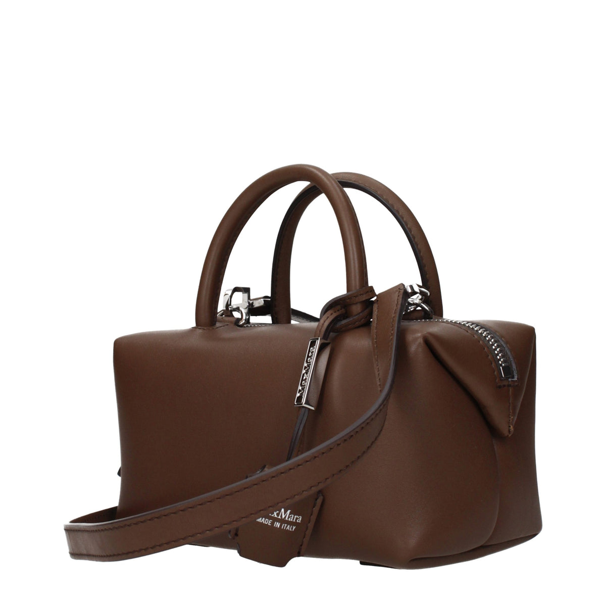 Max Mara Brown Leather Women's Handbag