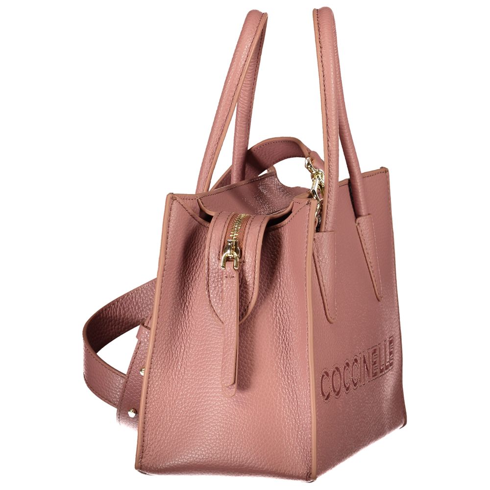 Coccinelle Pink Leather Women's Handbag