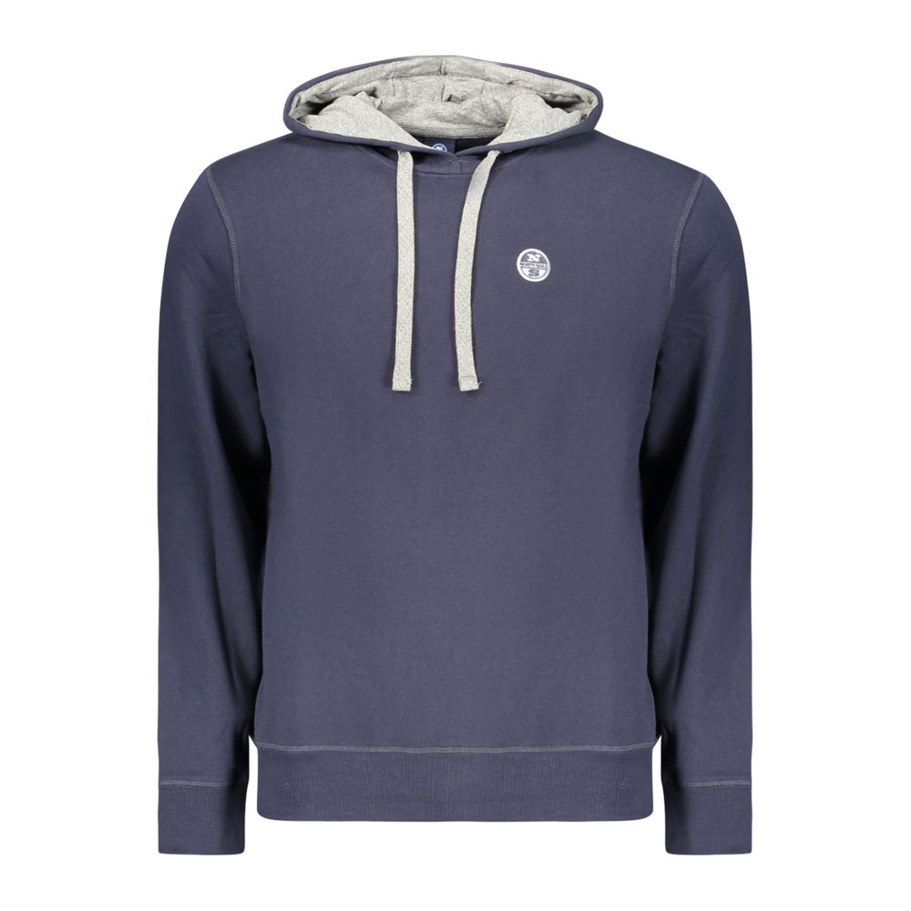 North Sails Blue Cotton Men's Sweatshirt