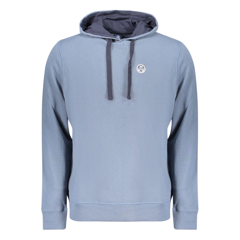 North Sails Blue Cotton Men's Sweatshirt