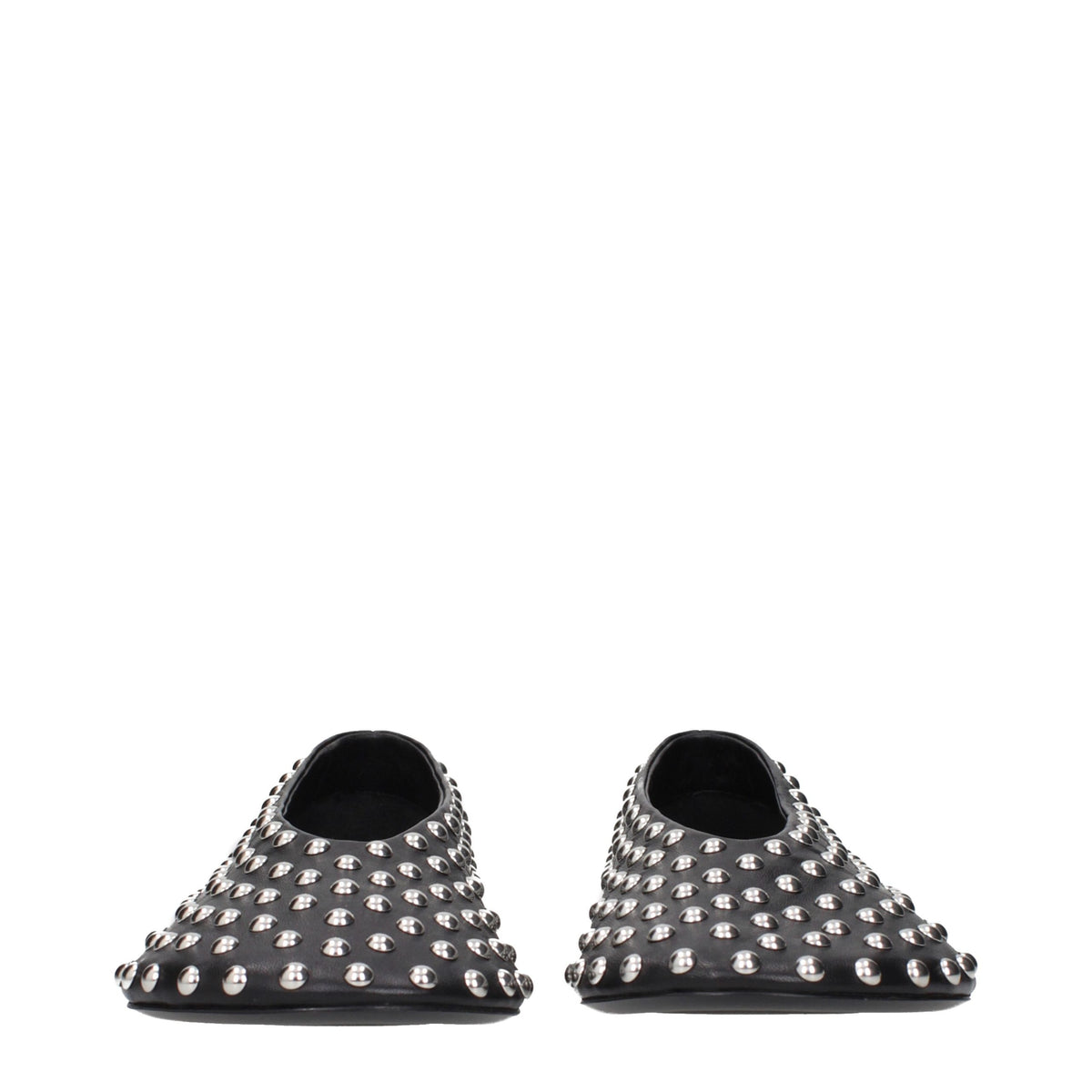 Jil Sander Black Leather Ballet Women's Flats