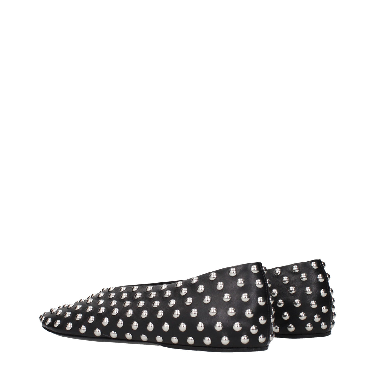 Jil Sander Black Leather Ballet Women's Flats