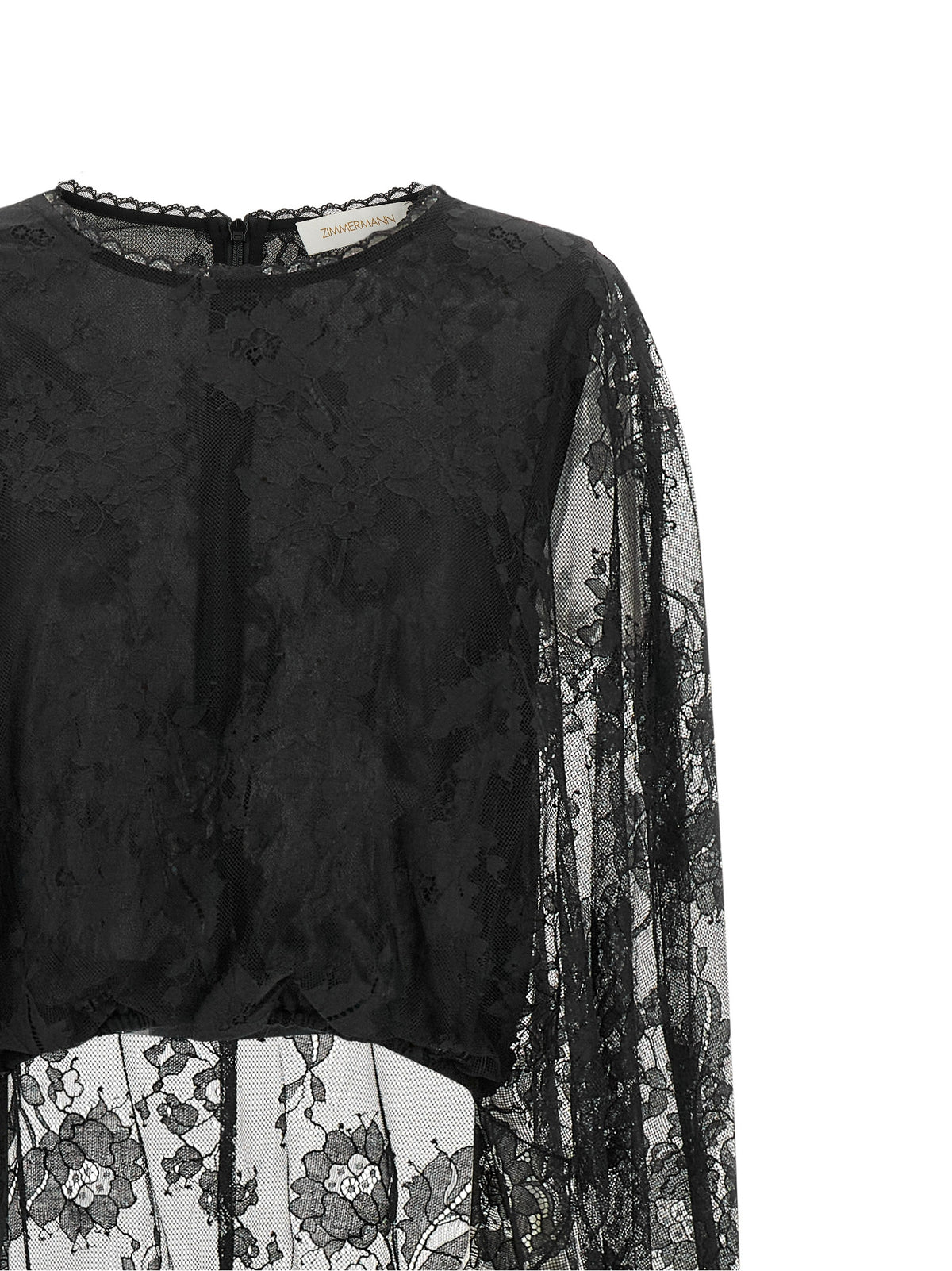 Zimmermann Black Polyamide Tank Women's Tops