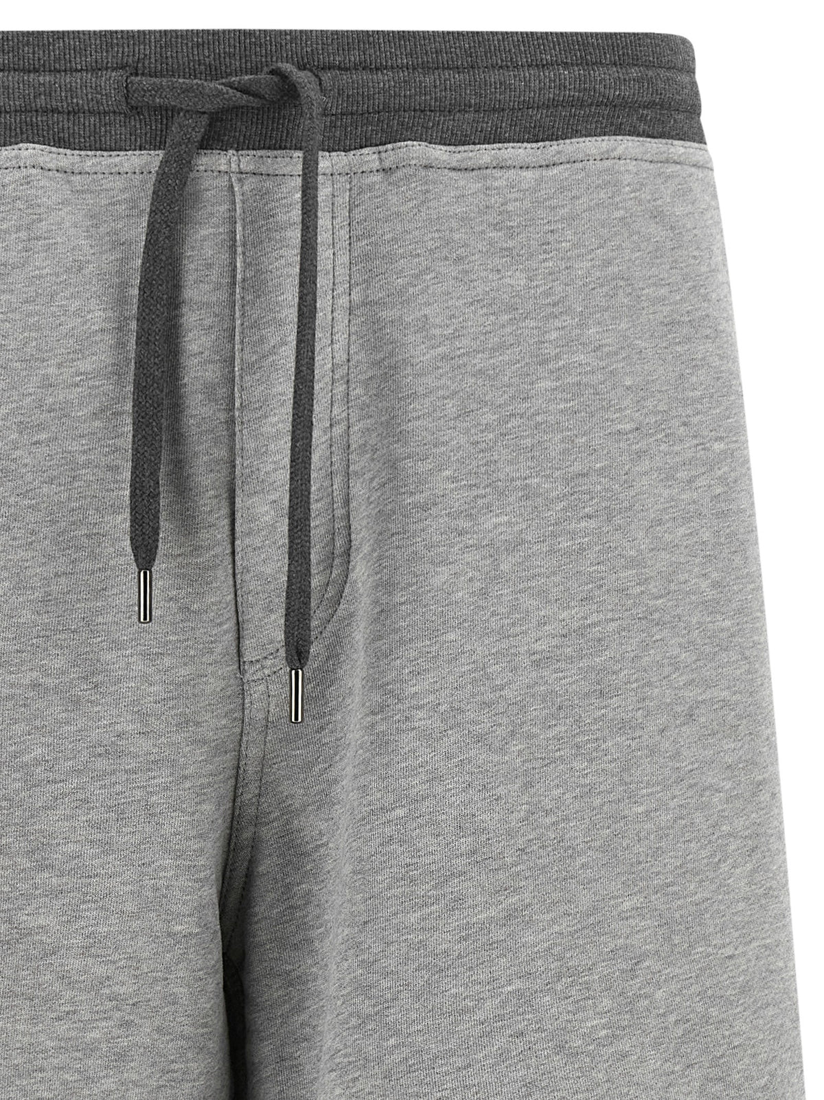 Brunello Cucinelli Gray Cotton Bermuda Men's Shorts