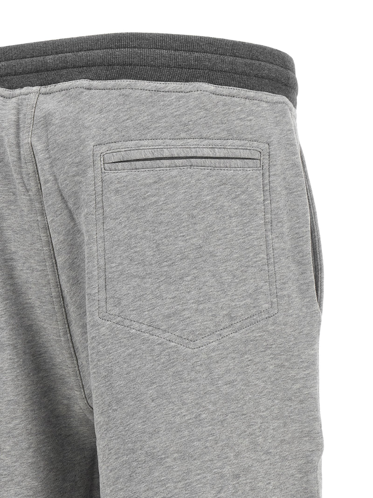 Brunello Cucinelli Gray Cotton Bermuda Men's Shorts