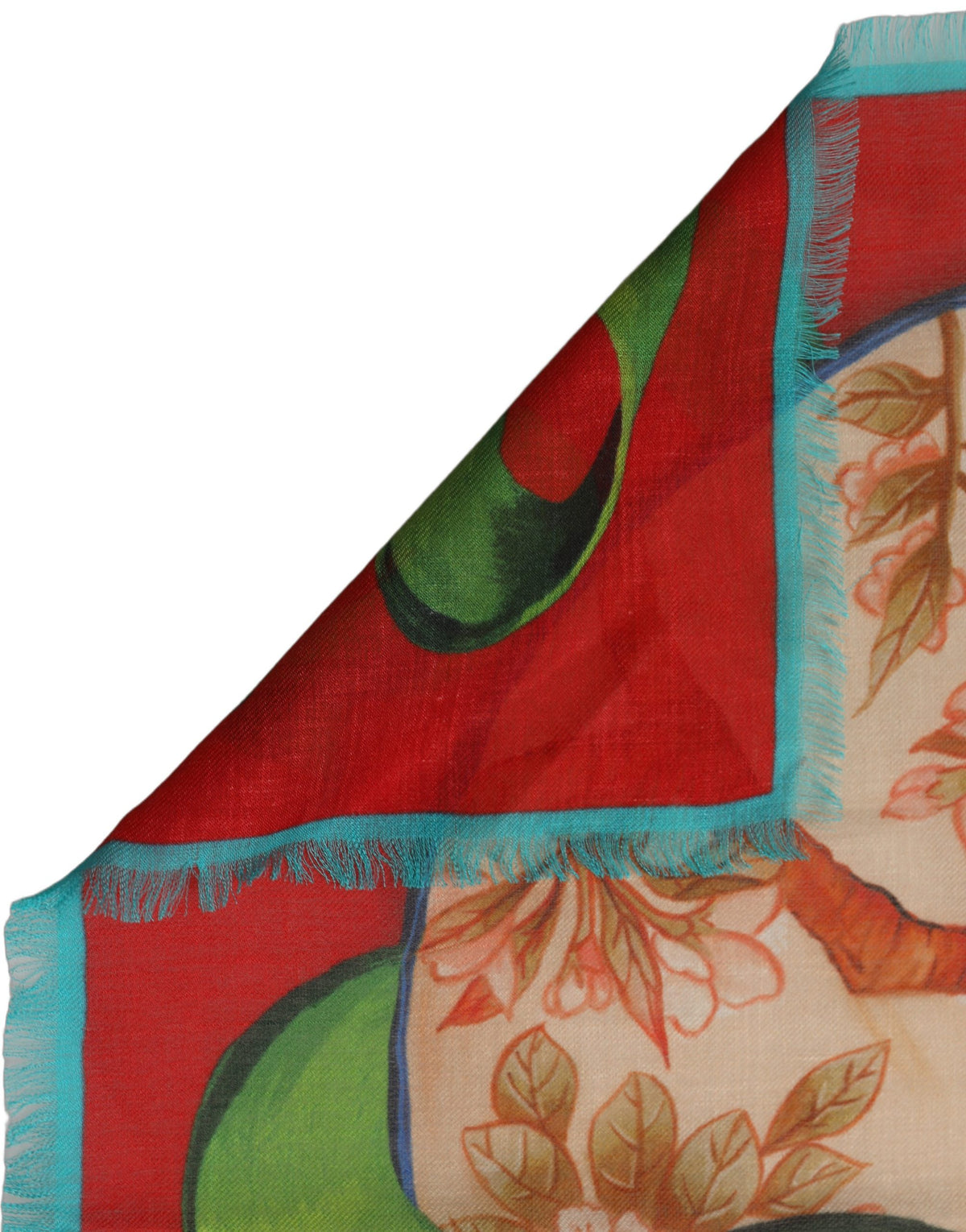Dolce & Gabbana Multicolor Marco Polo Motifs Shawl Women's Scarf