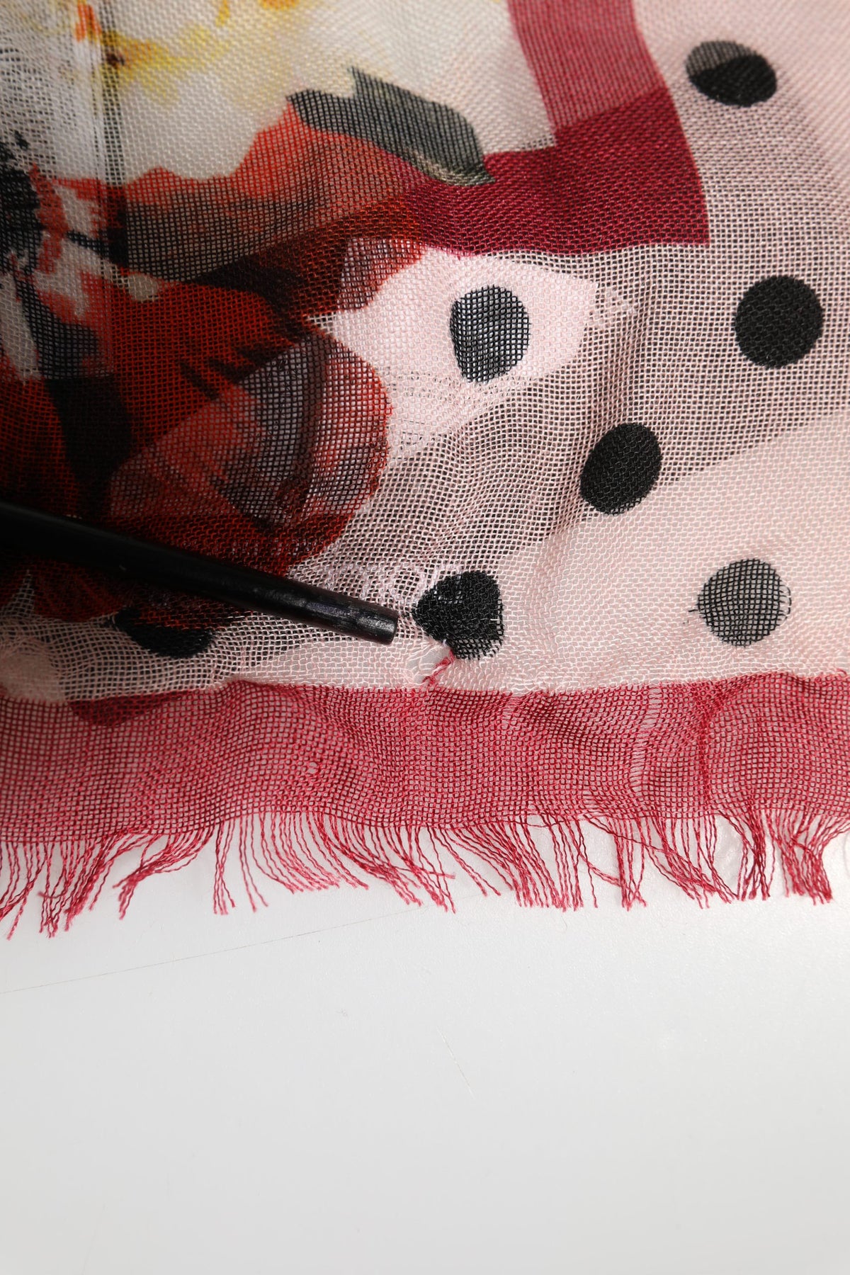 Dolce & Gabbana Multicolor Floral Cashmere Stole Women's Scarf (Pre-Owned)
