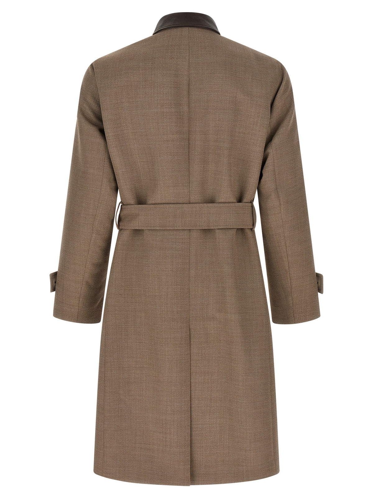 Lardini Beige Virgin Wool Men's Coat